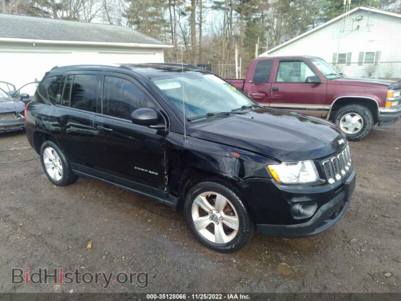 2012 Jeep COMPASS Sport (VIN 1C4NJCBA9CD520818) — фото 1 из 14, IAAI, повреждение: левая передняя часть