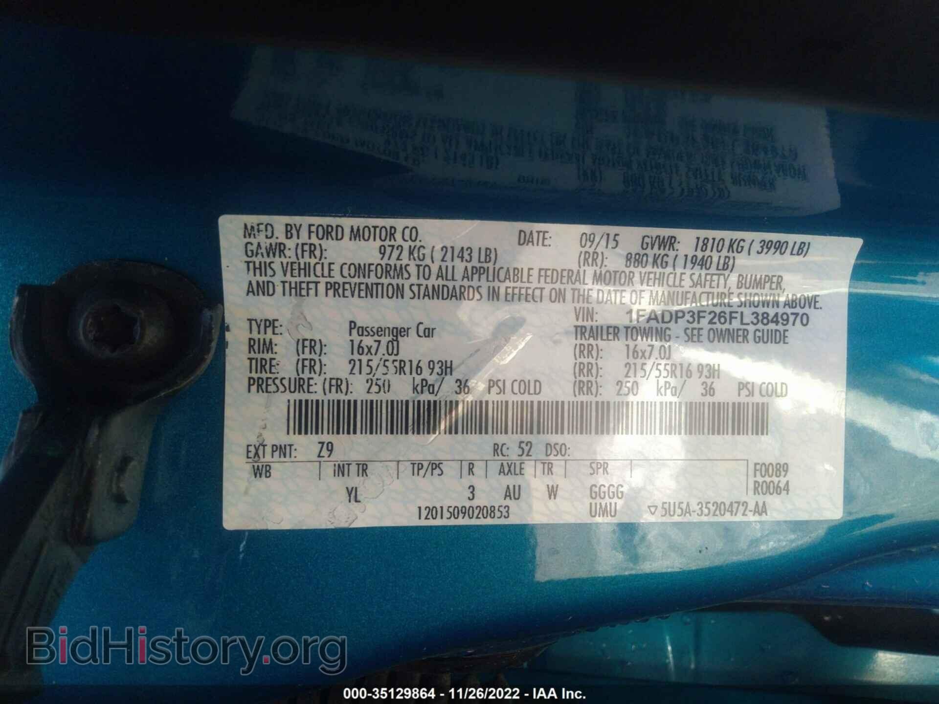 2015 FORD FOCUS - VIN: 1FADP3F26FL384970 - Photo 9