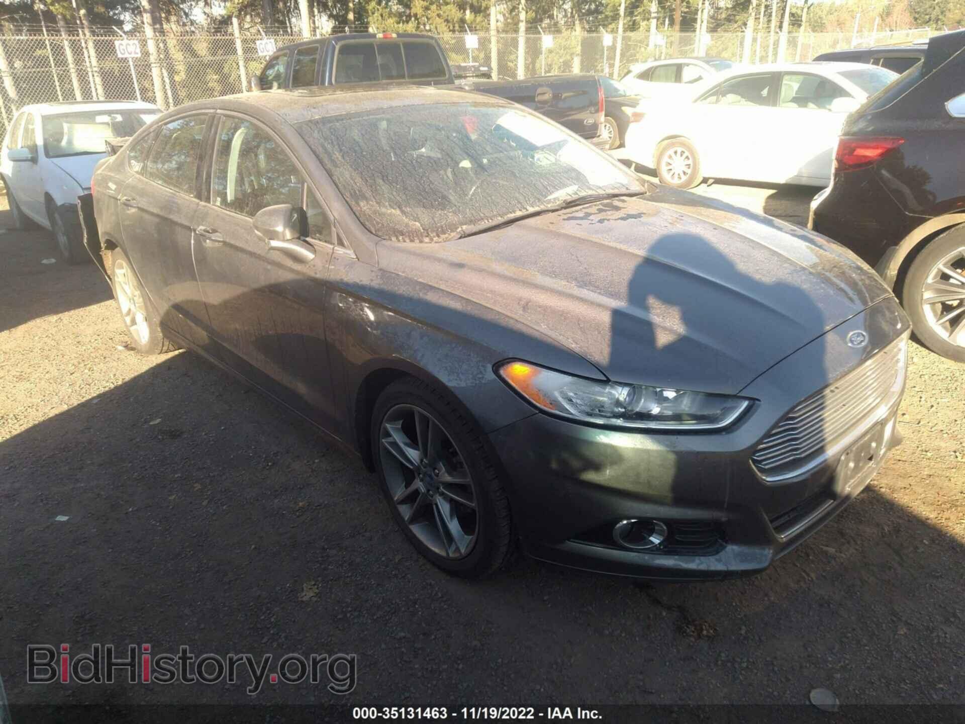 Photo 3FA6P0D92DR209430 - FORD FUSION 2013