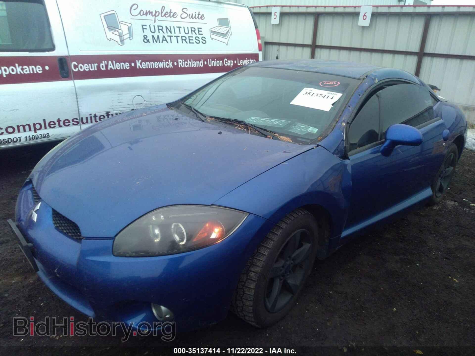 2006 MITSUBISHI ECLIPSE - VIN: 4A3AK34T76E005872 - Фото 2