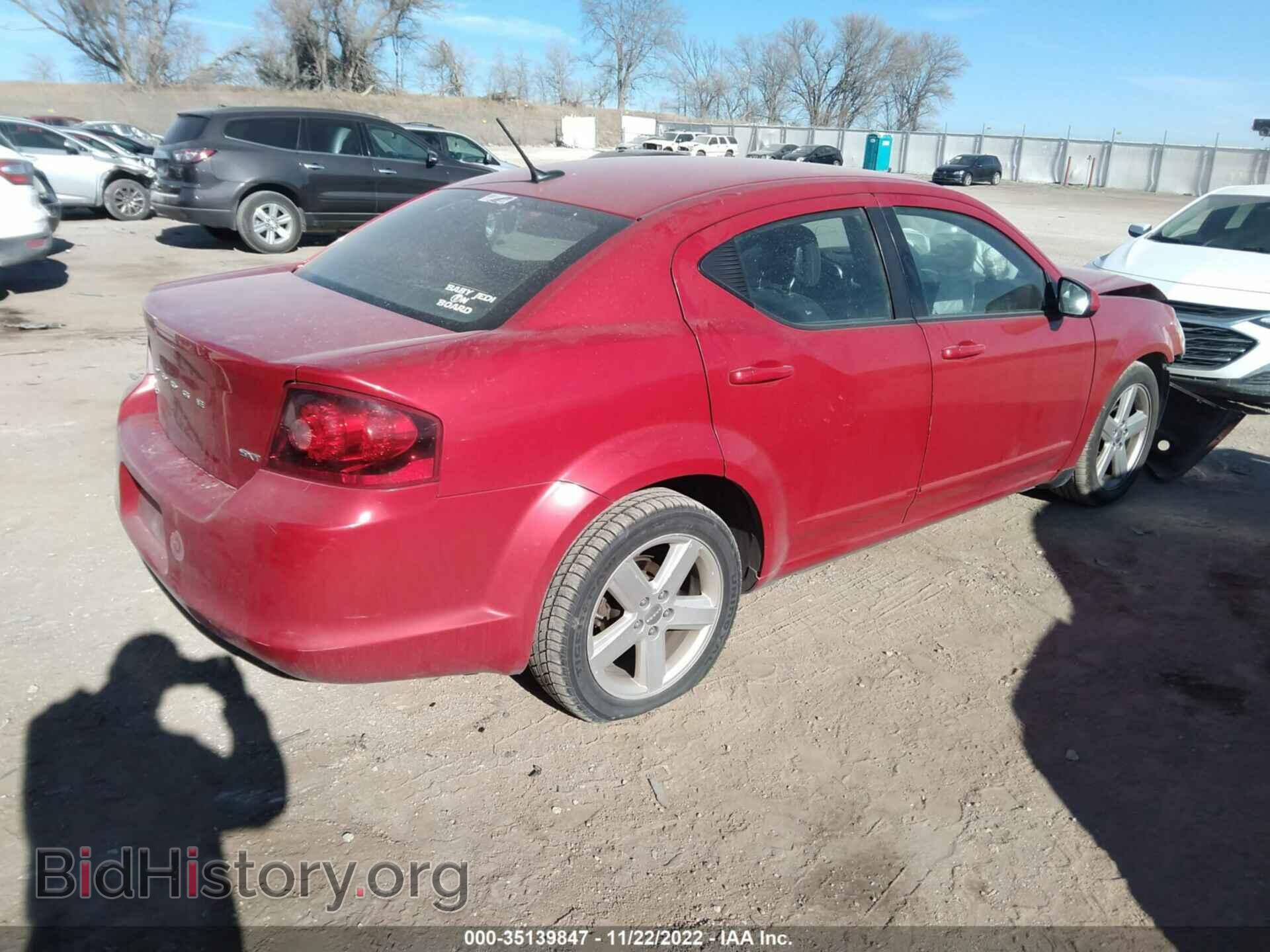 2013 DODGE AVENGER - VIN: 1C3CDZCB7DN665686 - Фото 4