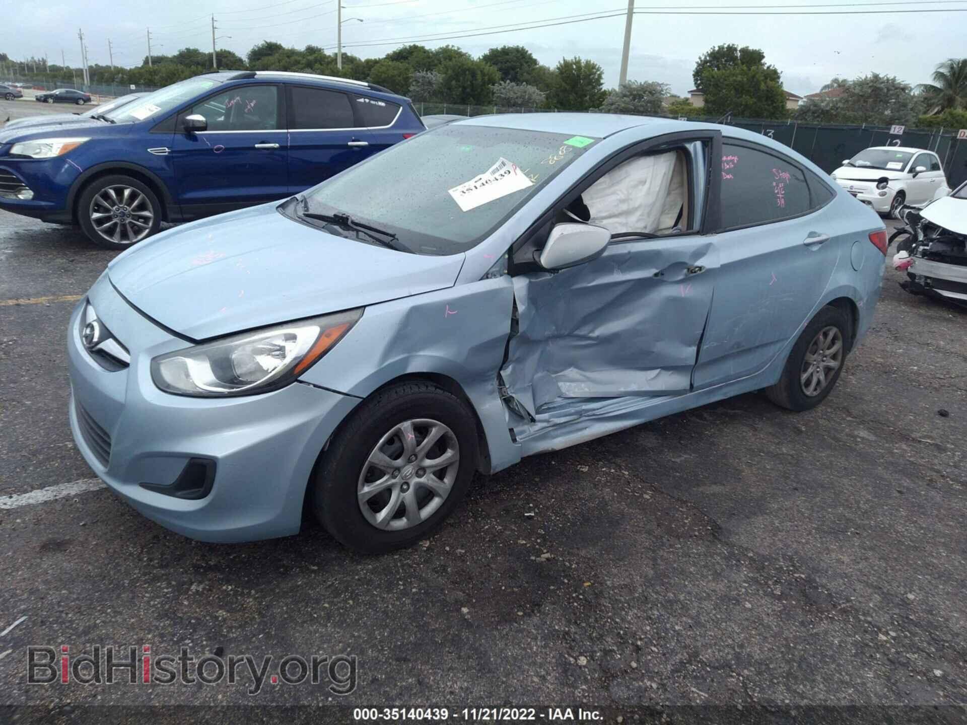 2013 HYUNDAI ACCENT - VIN: KMHCT4AE7DU398808 - Фото 2