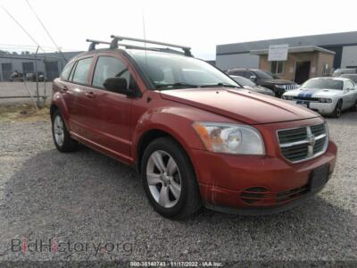 2010 Dodge CALIBER SXT, orange — VIN 1B3CB4HA5AD605154, IAAI