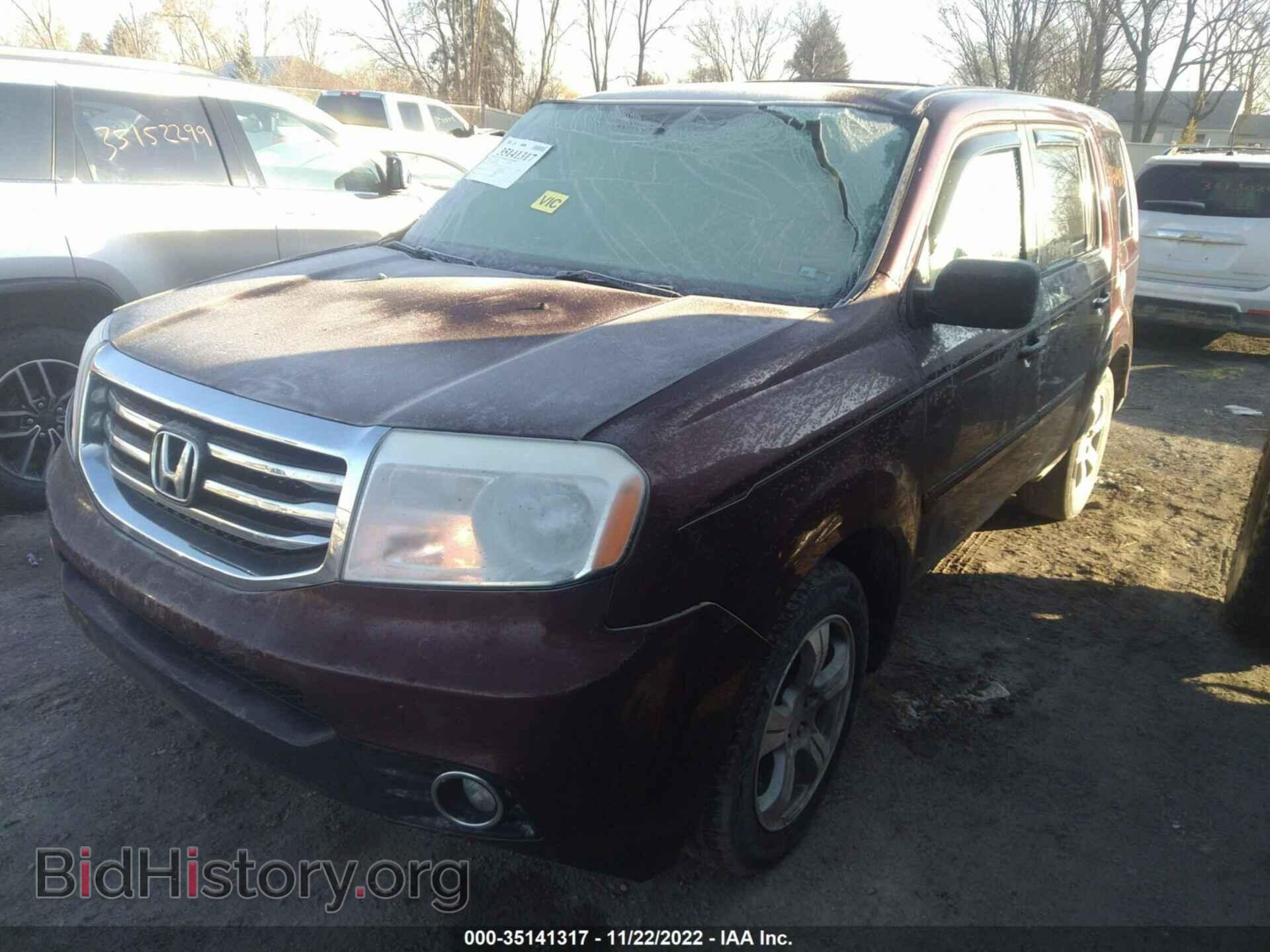 2013 HONDA PILOT - VIN: 5FNYF4H52DB042668 - Photo 2
