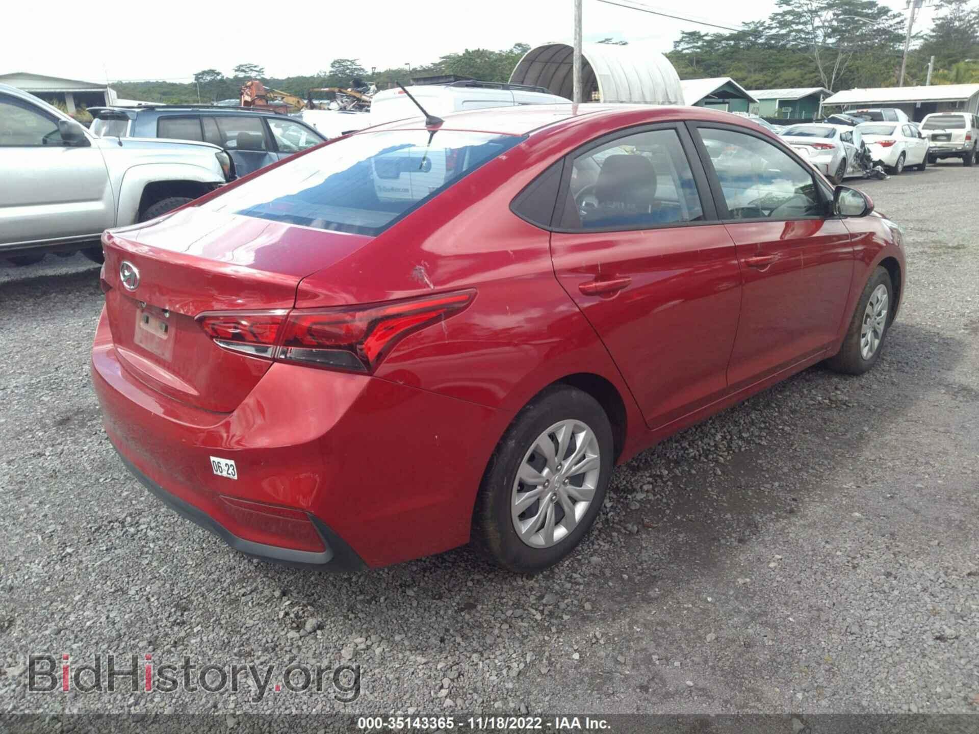2019 HYUNDAI ACCENT - VIN: 3KPC24A37KE083959 - Фото 4