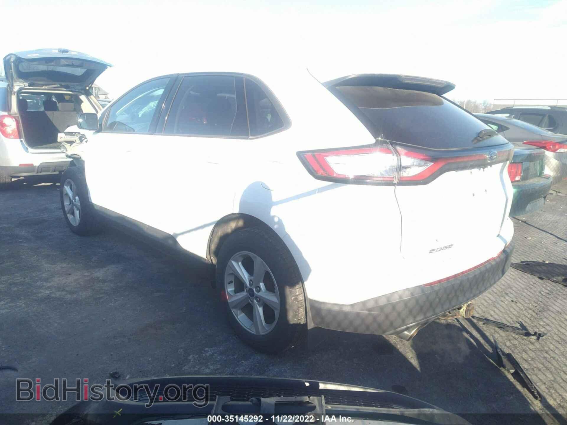 2015 FORD EDGE - VIN: 2FMTK4G86FBB97320 - Фото 3