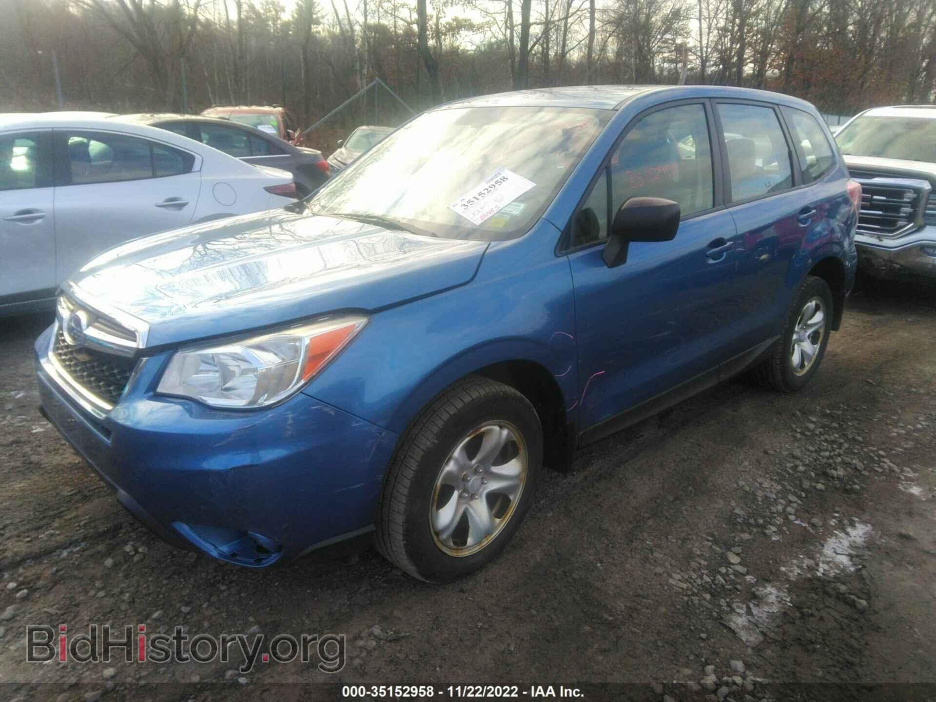 2015 SUBARU FORESTER - VIN: JF2SJAAC5FH537866 - Фото 2