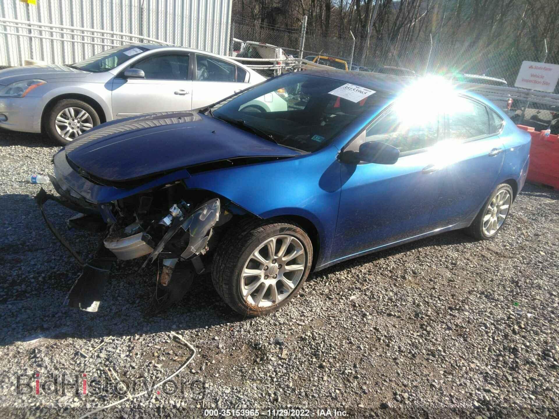 2013 DODGE DART - VIN: 1C3CDFCH8DD319834 - Фото 2