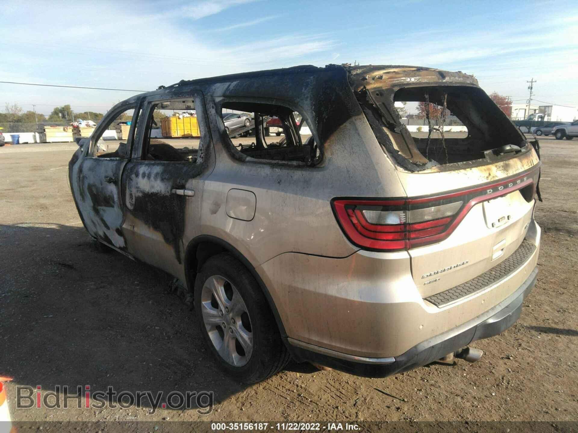 2014 DODGE DURANGO - VIN: 1C4RDJDG4EC592856 - Фото 3
