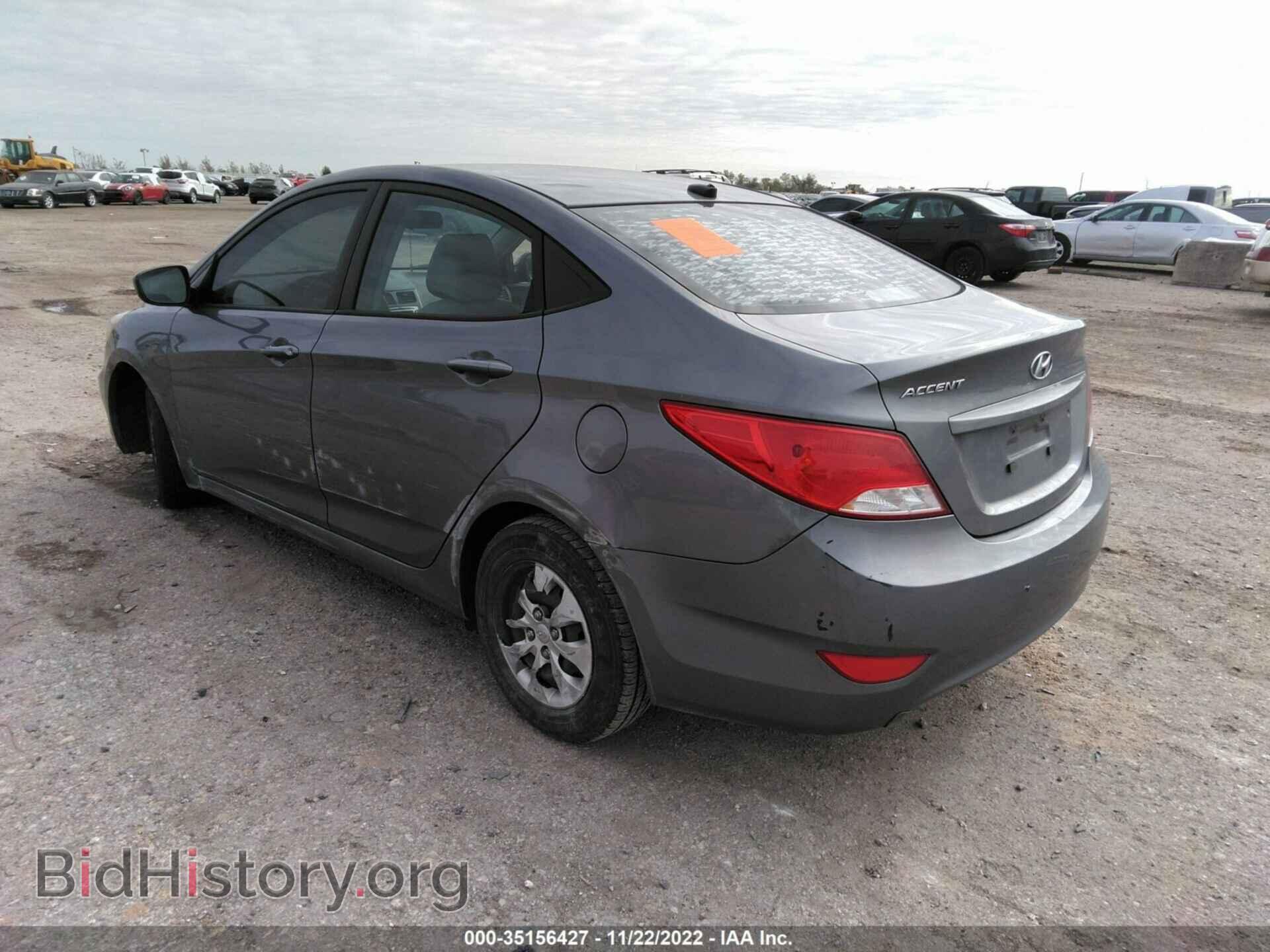 2016 HYUNDAI ACCENT - VIN: KMHCT4AE1GU016566 - Фото 3