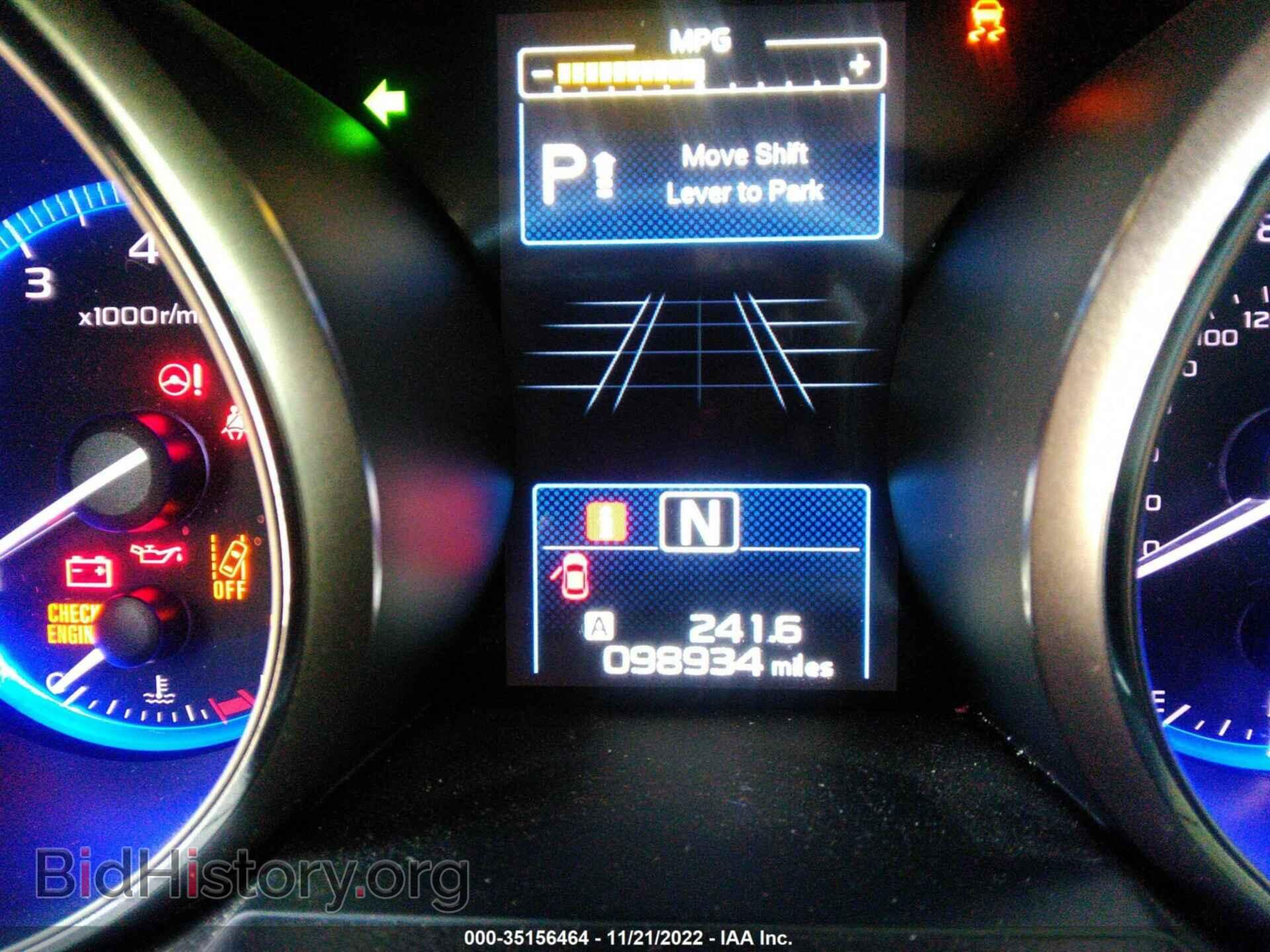 2016 SUBARU OUTBACK - VIN: 4S4BSENC0G3245789 - Photo 7