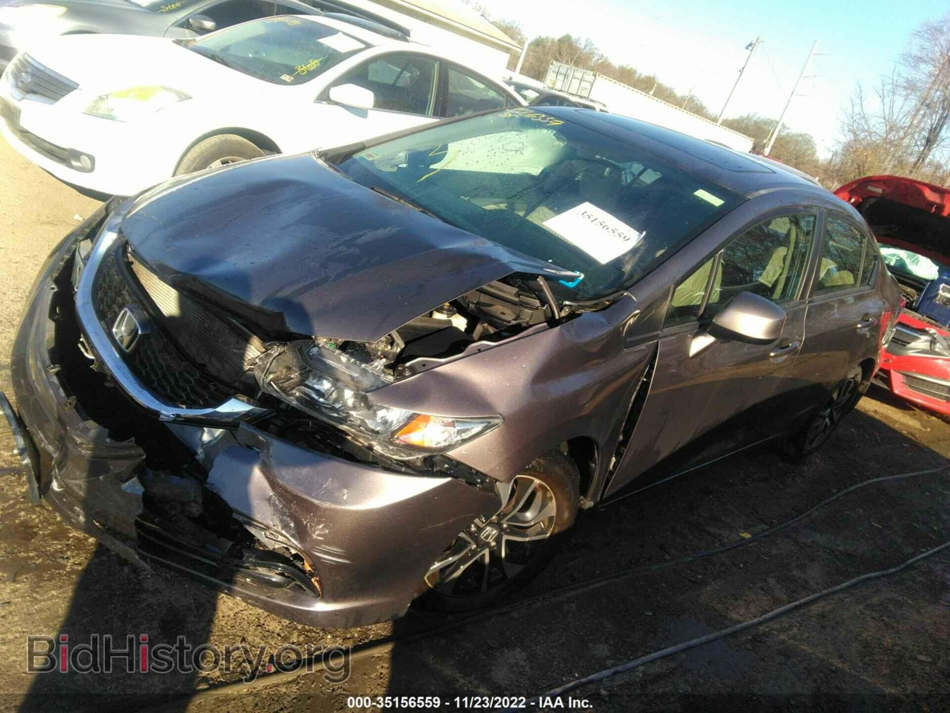 2013 HONDA CIVIC SDN - VIN: 19XFB2F97DE249074 - Фото 2