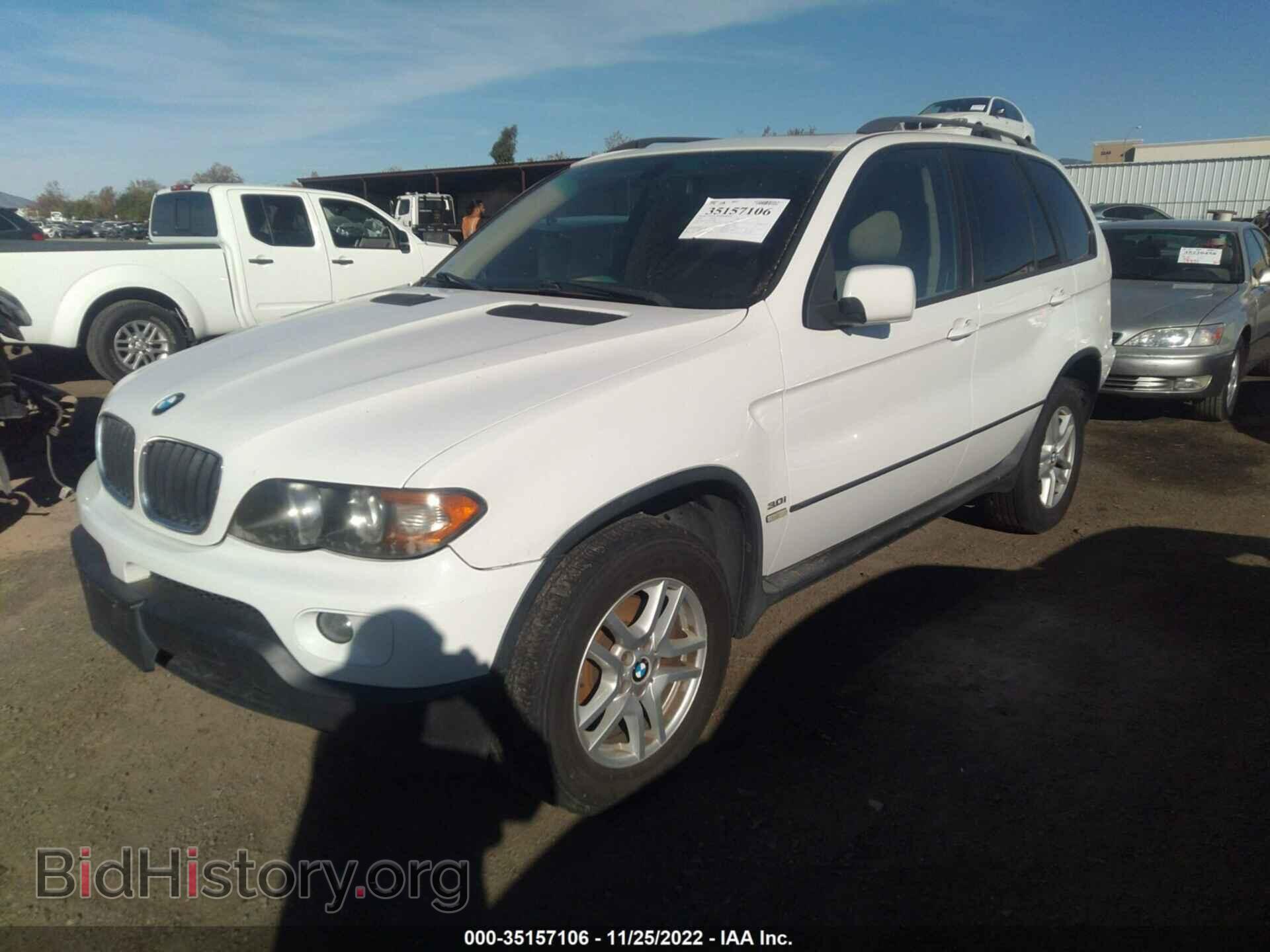2006 BMW X5 - VIN: 5UXFA13576LY38603 - Фото 2