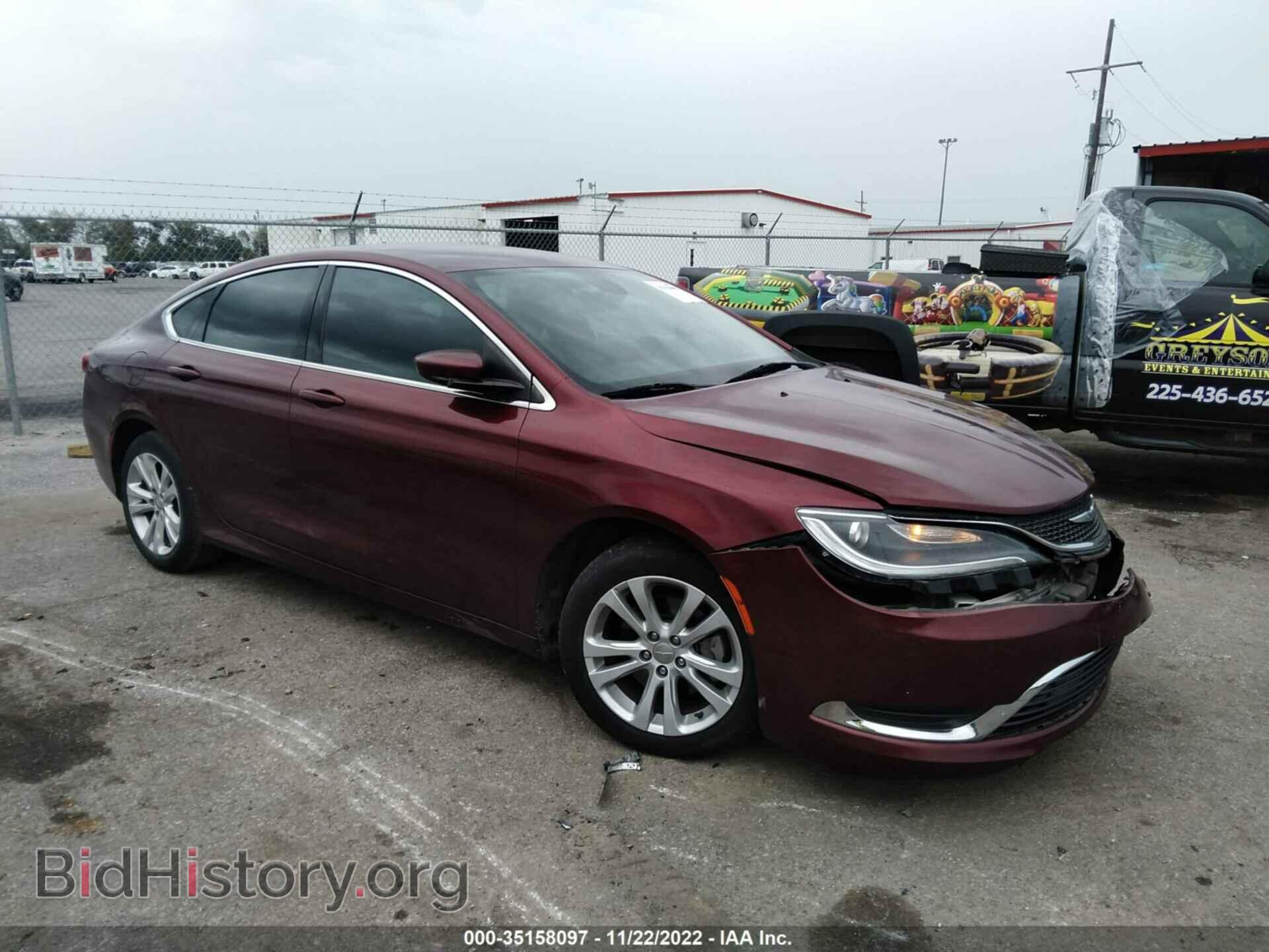 Фотография 1C3CCCAB2FN583869 - CHRYSLER 200 2015