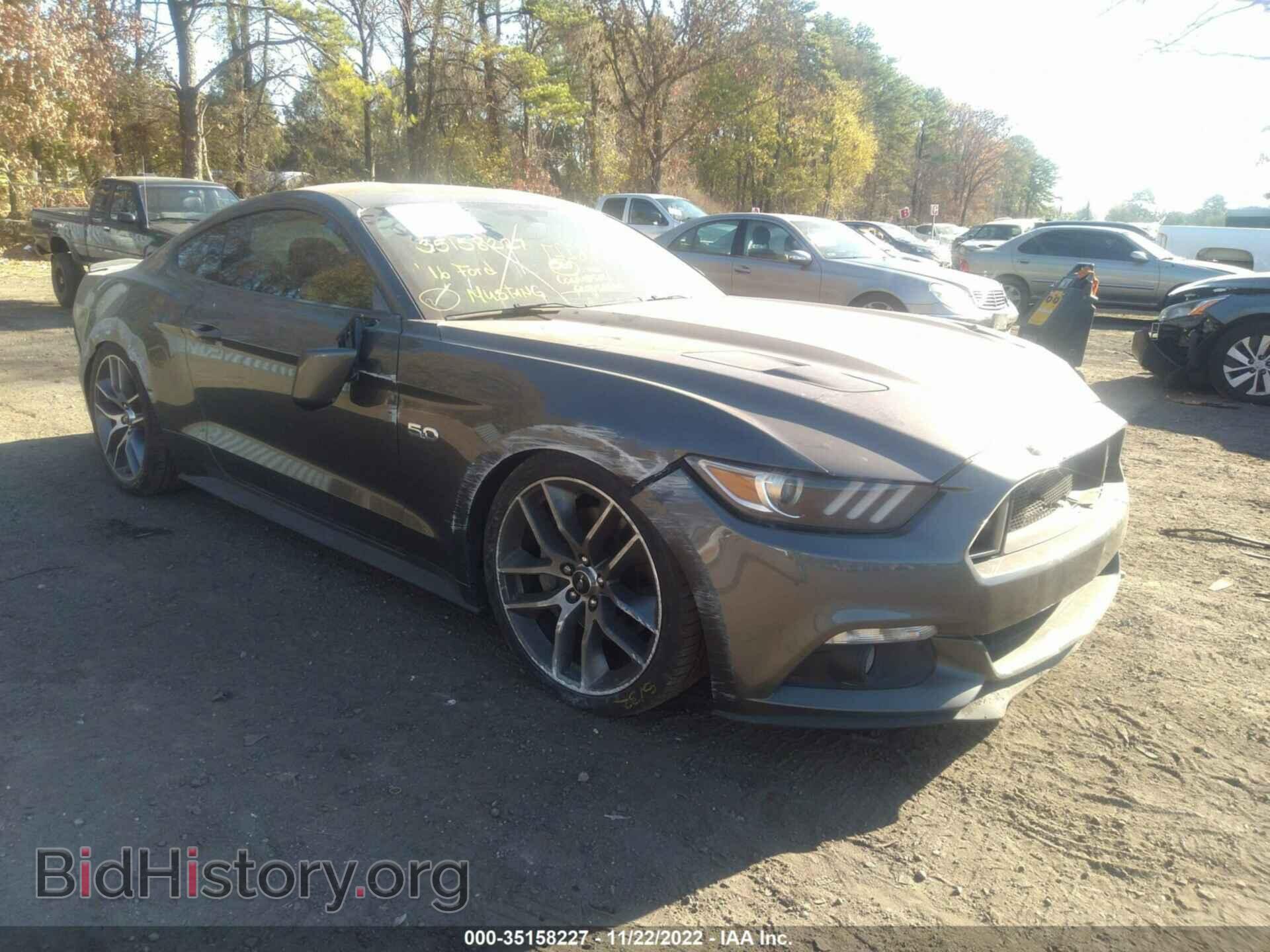 Фотография 1FA6P8CF1G5335405 - FORD MUSTANG 2016