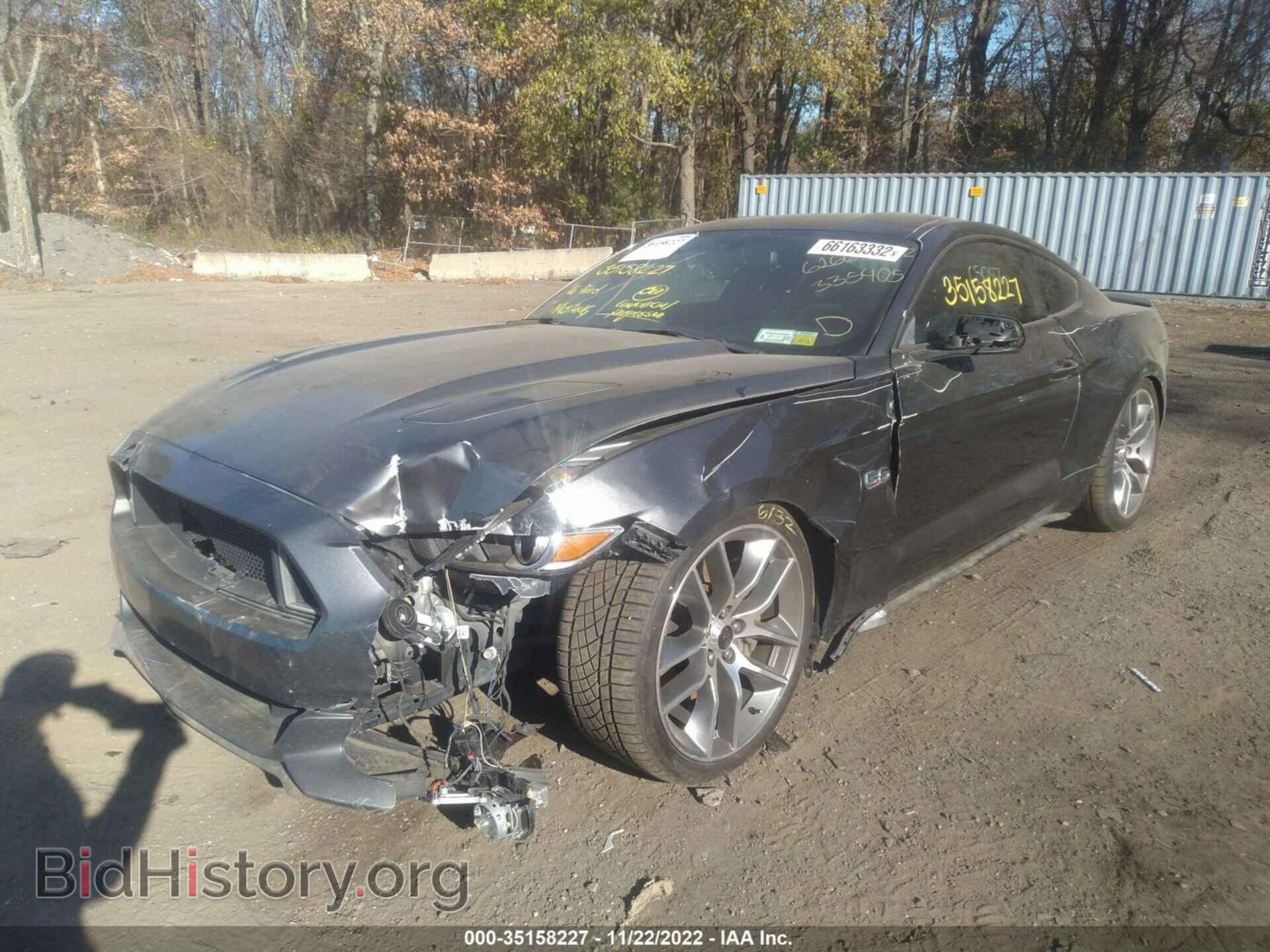 2016 FORD MUSTANG - VIN: 1FA6P8CF1G5335405 - Фото 2