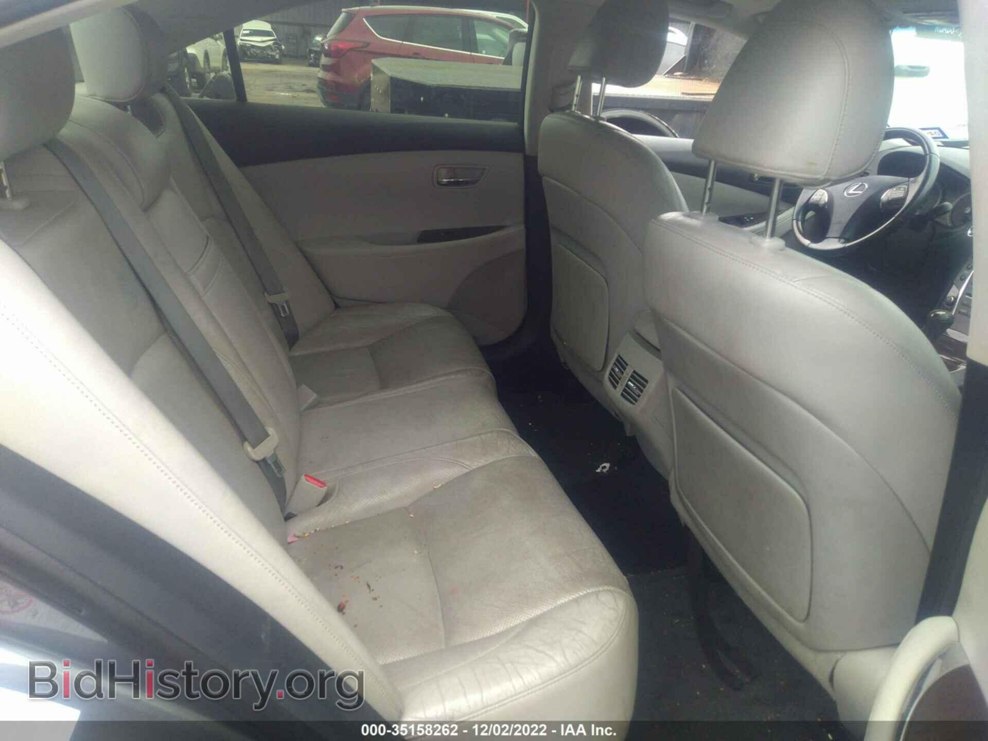 2012 LEXUS ES 350 - VIN: JTHBK1EG3C2486972 - Фото 8