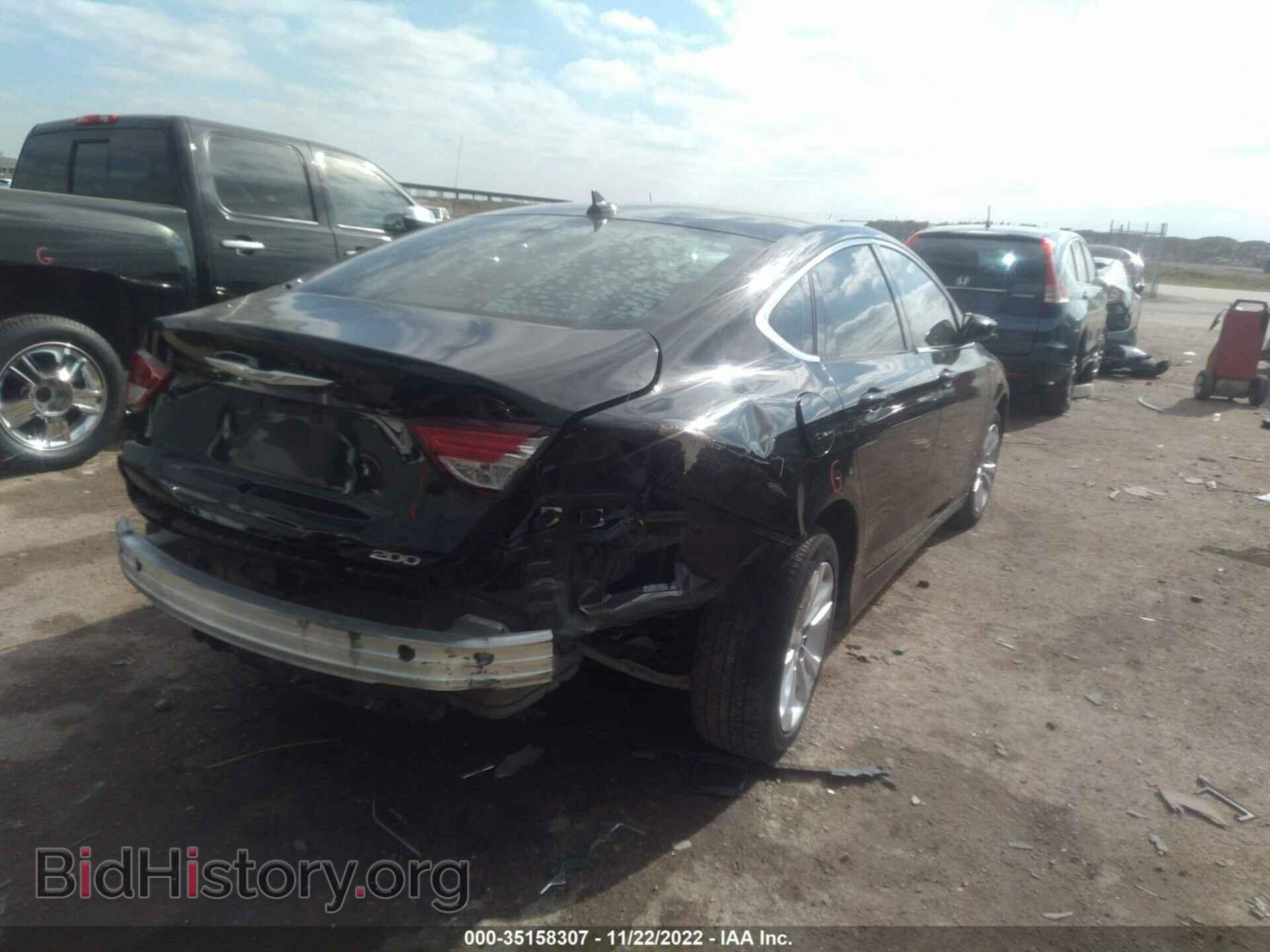 2016 CHRYSLER 200 - VIN: 1C3CCCAB0GN104625 - Фото 4