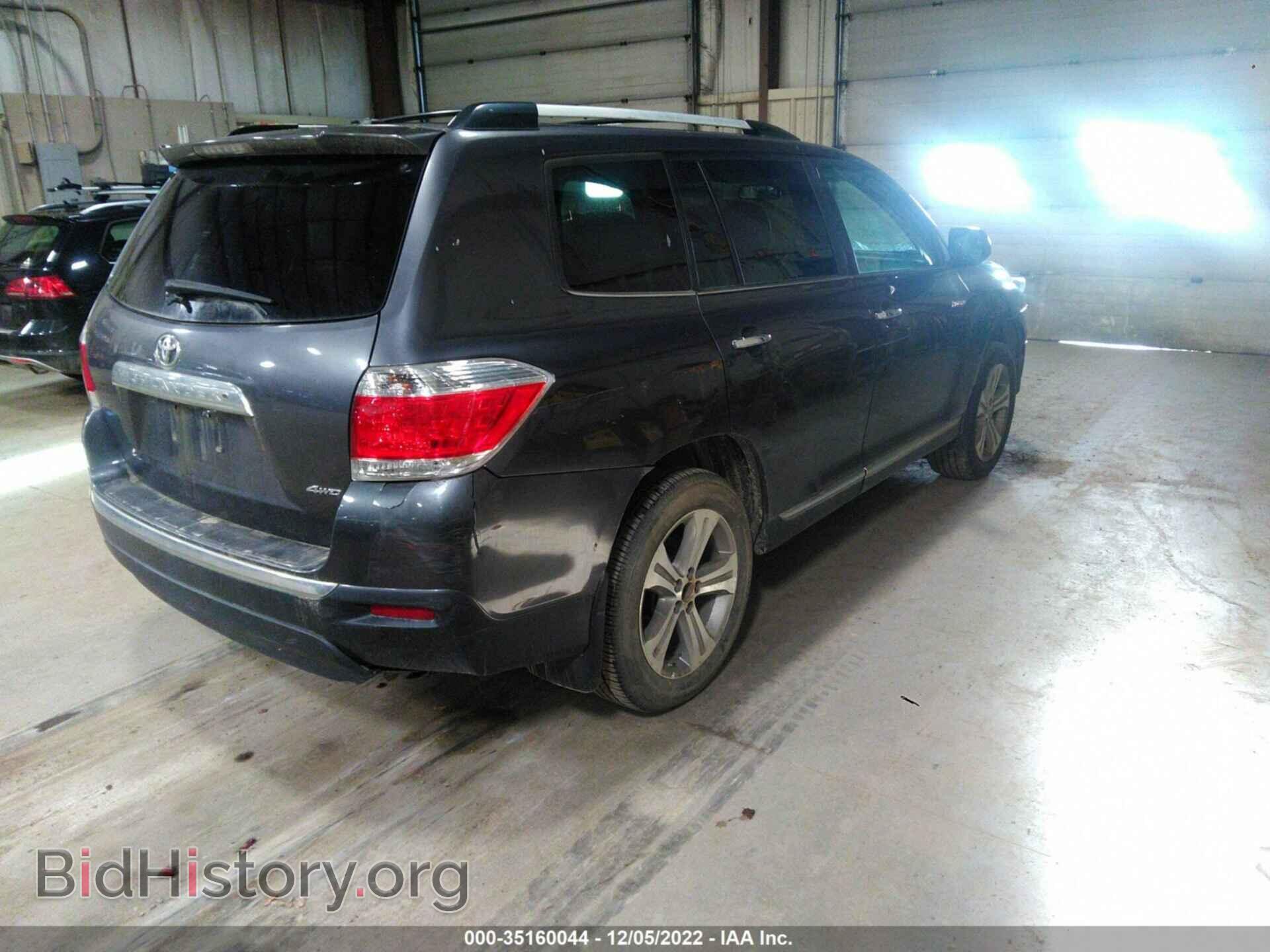 2013 TOYOTA HIGHLANDER - VIN: 5TDDK3EH8DS258734 - Фото 4