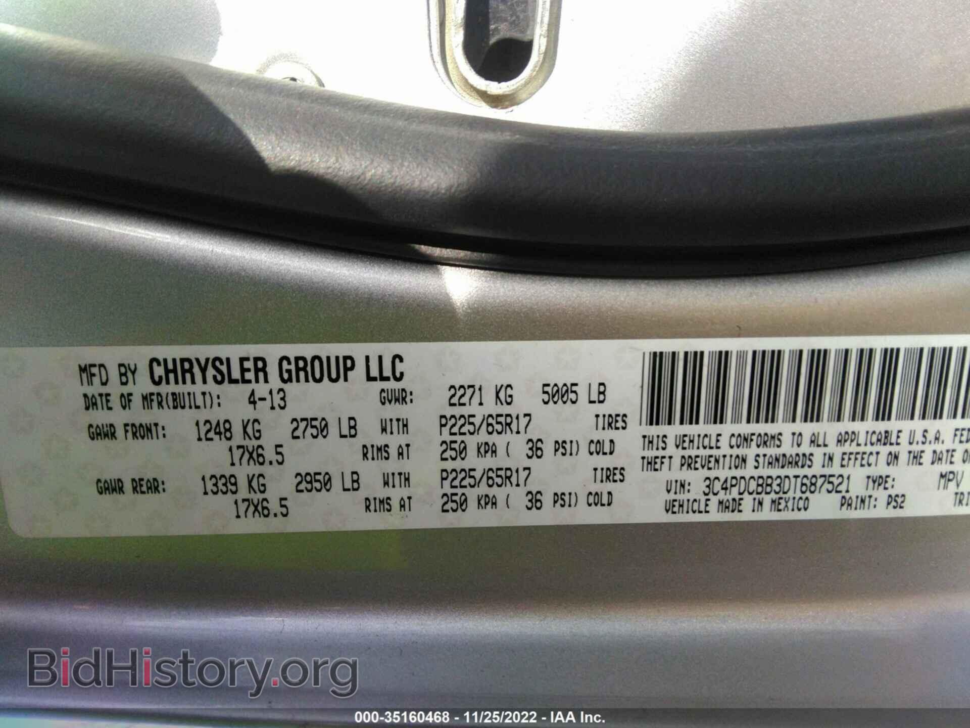 2013 DODGE JOURNEY - VIN: 3C4PDCBB3DT687521 - Photo 9