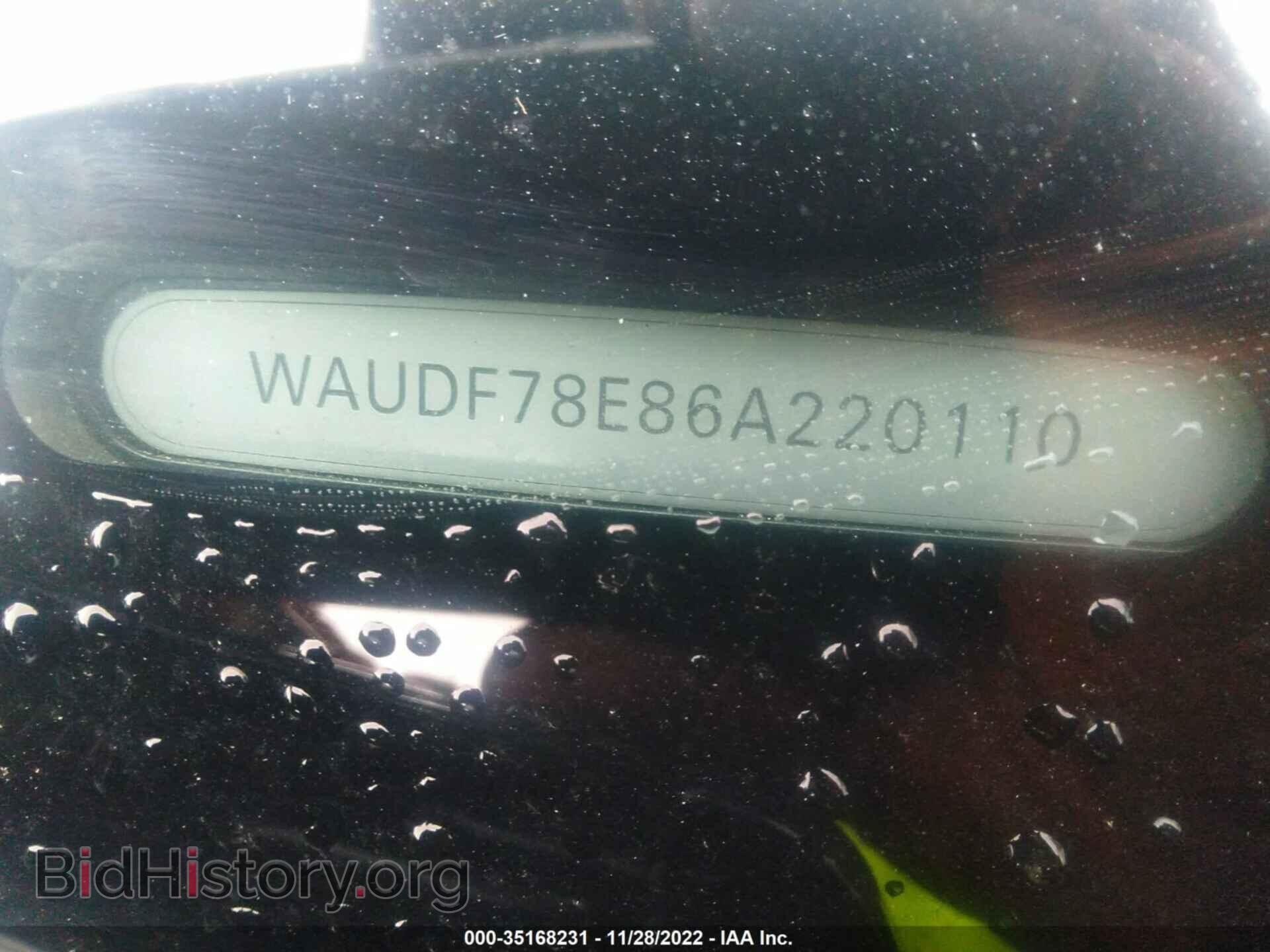 2006 AUDI A4 - VIN: WAUDF78E86A220110 - Фото 9