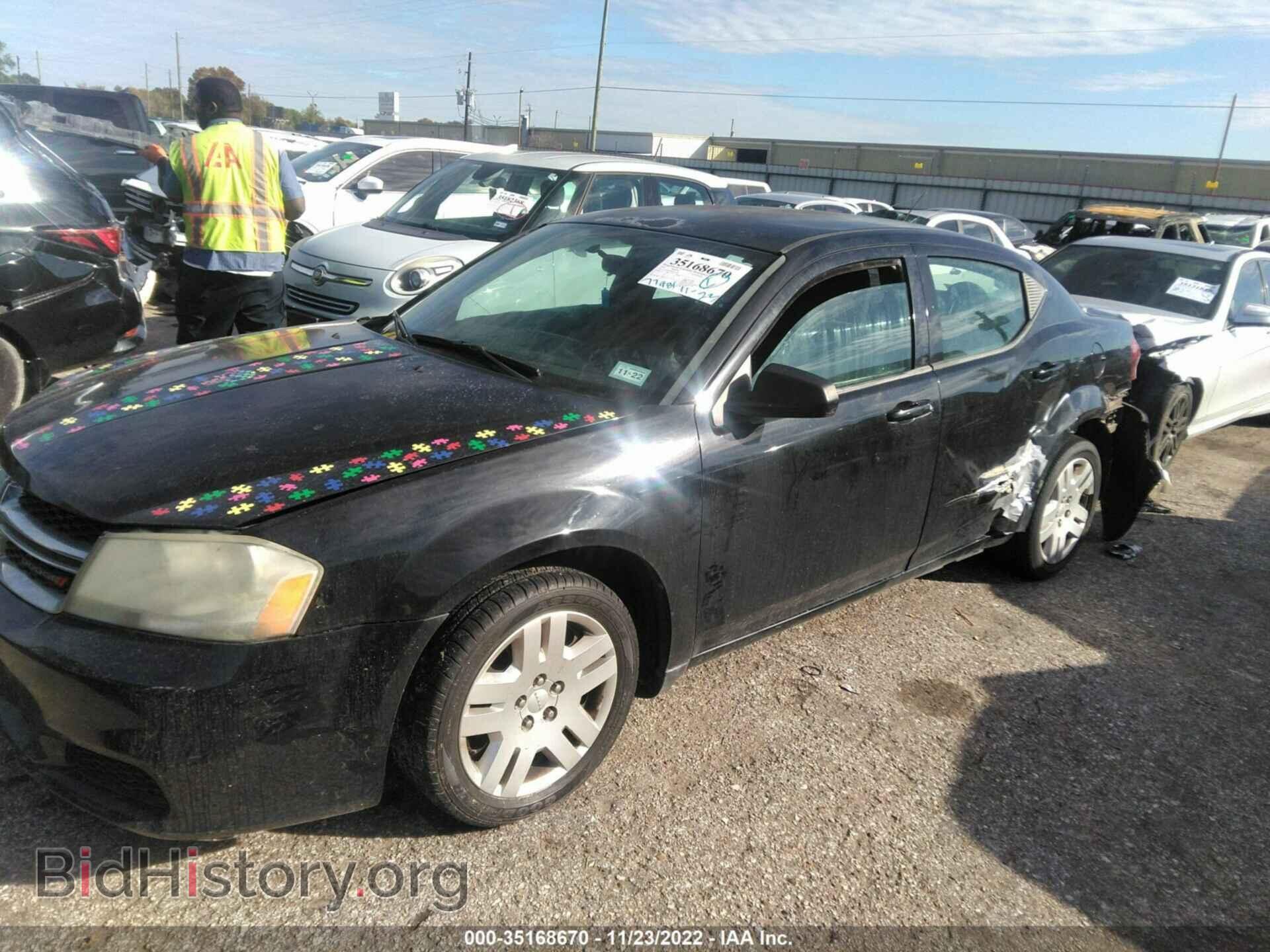 2013 DODGE AVENGER - VIN: 1C3CDZAB9DN731206 - Фото 2