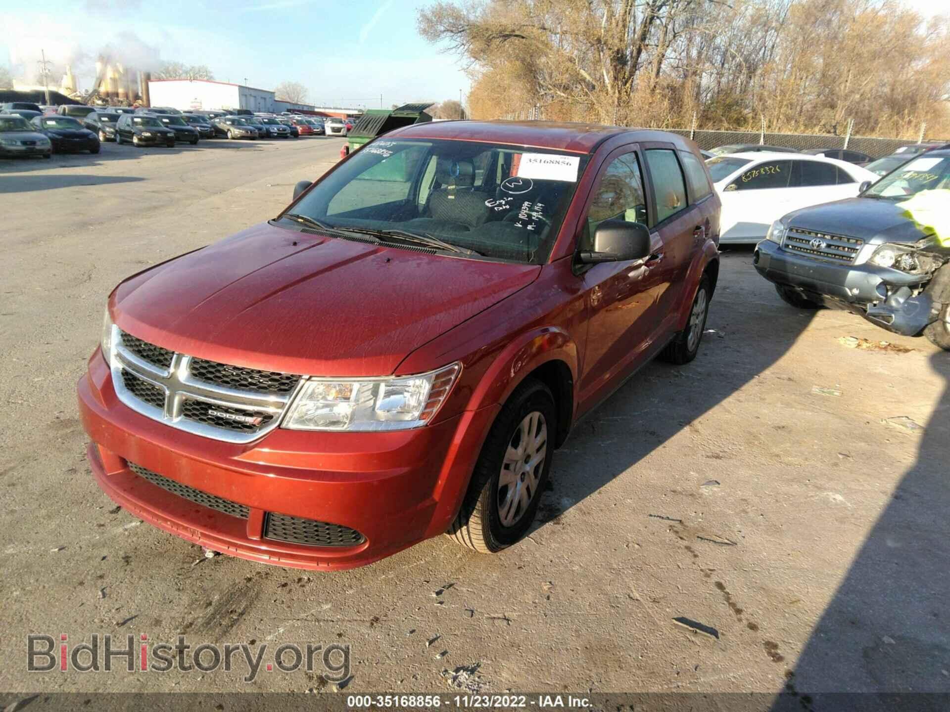 2014 DODGE JOURNEY - VIN: 3C4PDCAB7ET104399 - Фото 2