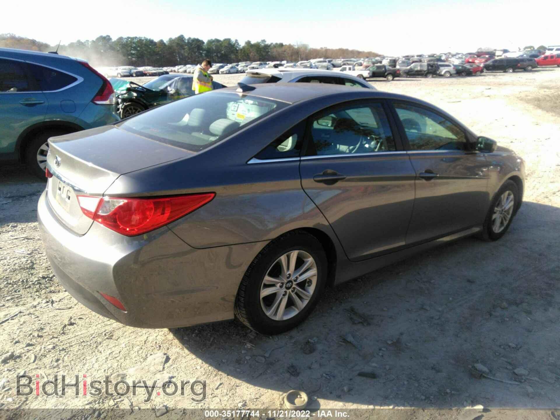 2014 HYUNDAI SONATA - VIN: 5NPEB4AC9EH850588 - Фото 4