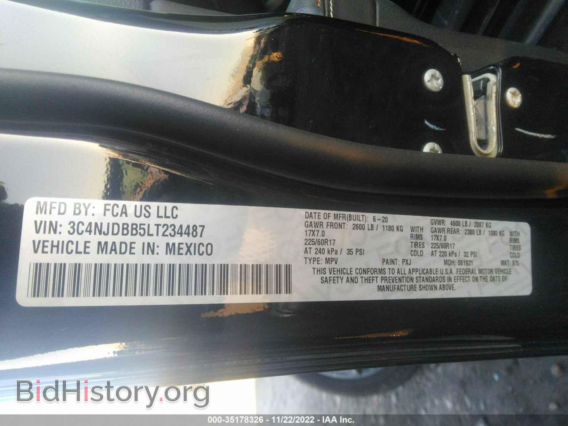 2020 JEEP COMPASS - VIN: 3C4NJDBB5LT234487 - Фото 9