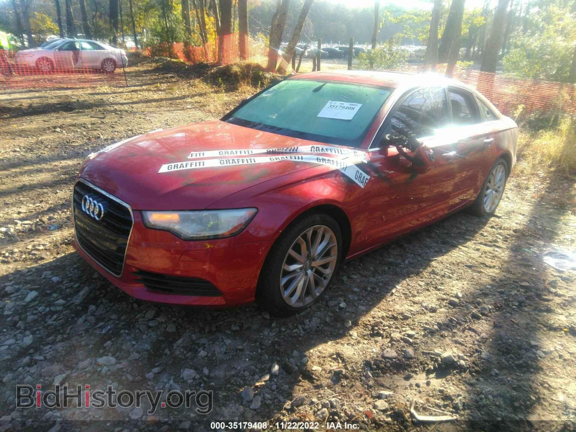 2014 AUDI A6 - VIN: WAUDFAFC2EN154644 - Фото 2