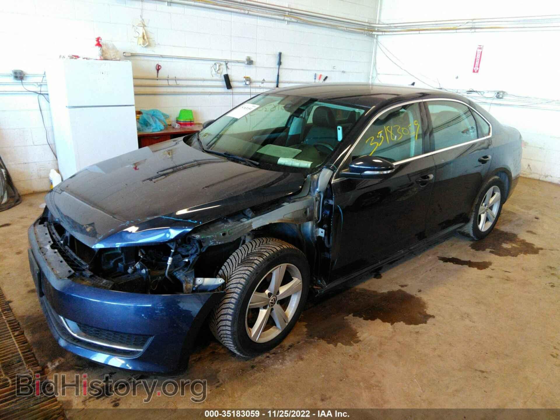 2012 VOLKSWAGEN PASSAT - VIN: 1VWBP7A37CC036659 - Фото 2