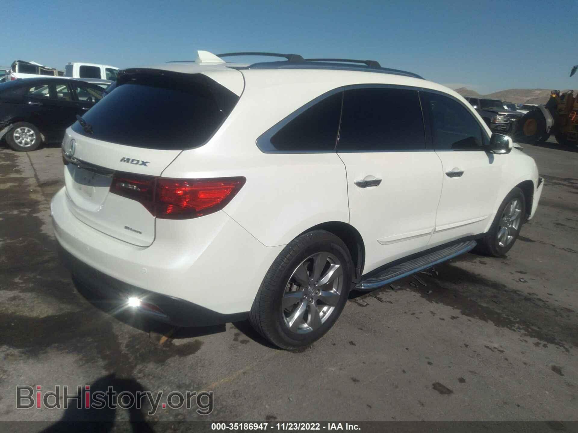 2014 ACURA MDX - VIN: 5FRYD4H80EB023326 - Фото 4