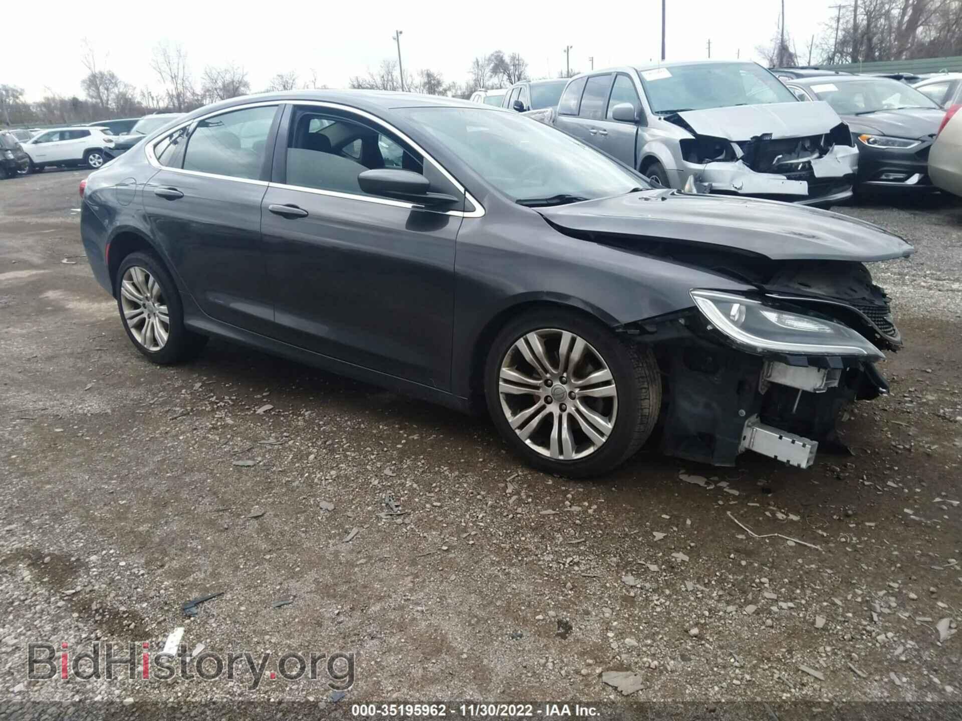 Фотография 1C3CCCAB2GN135200 - CHRYSLER 200 2016