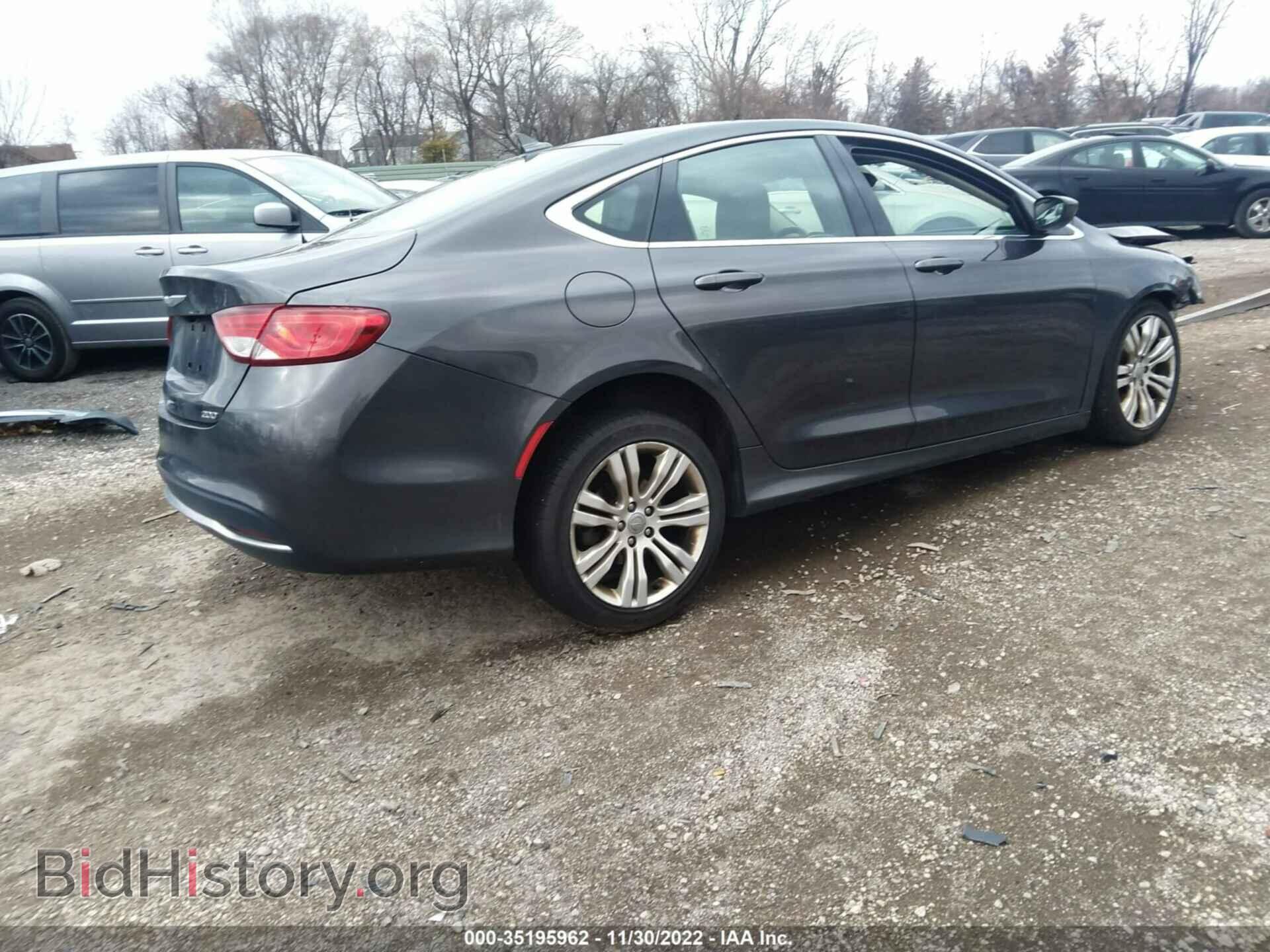 2016 CHRYSLER 200 - VIN: 1C3CCCAB2GN135200 - Фото 4