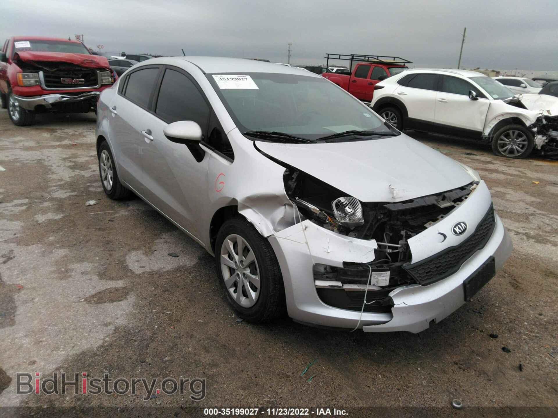Фотография KNADM4A35H6025911 - KIA RIO 2017