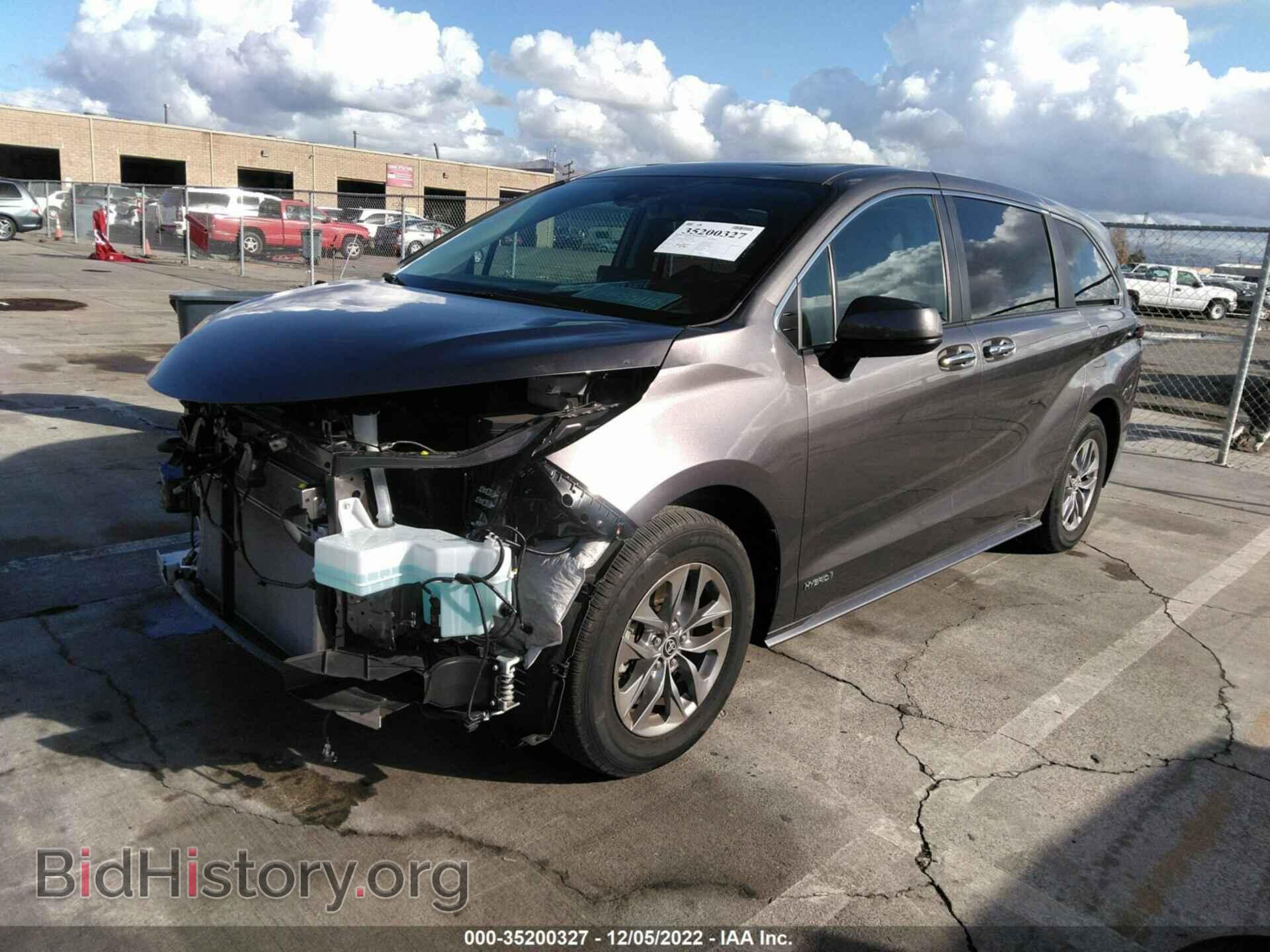 2021 TOYOTA SIENNA - VIN: 5TDYSKFC9MS007204 - Фото 2