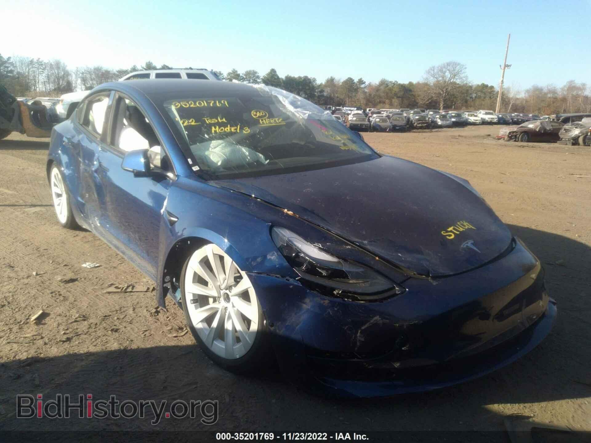 Фотография 5YJ3E1EA2NF286030 - TESLA MODEL 3 2022