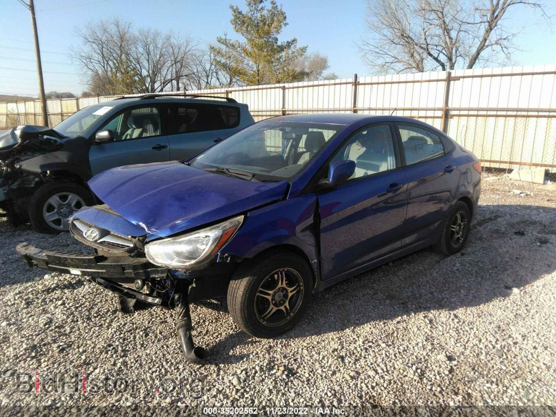 2013 HYUNDAI ACCENT - VIN: KMHCT4AE7DU441124 - Фото 2