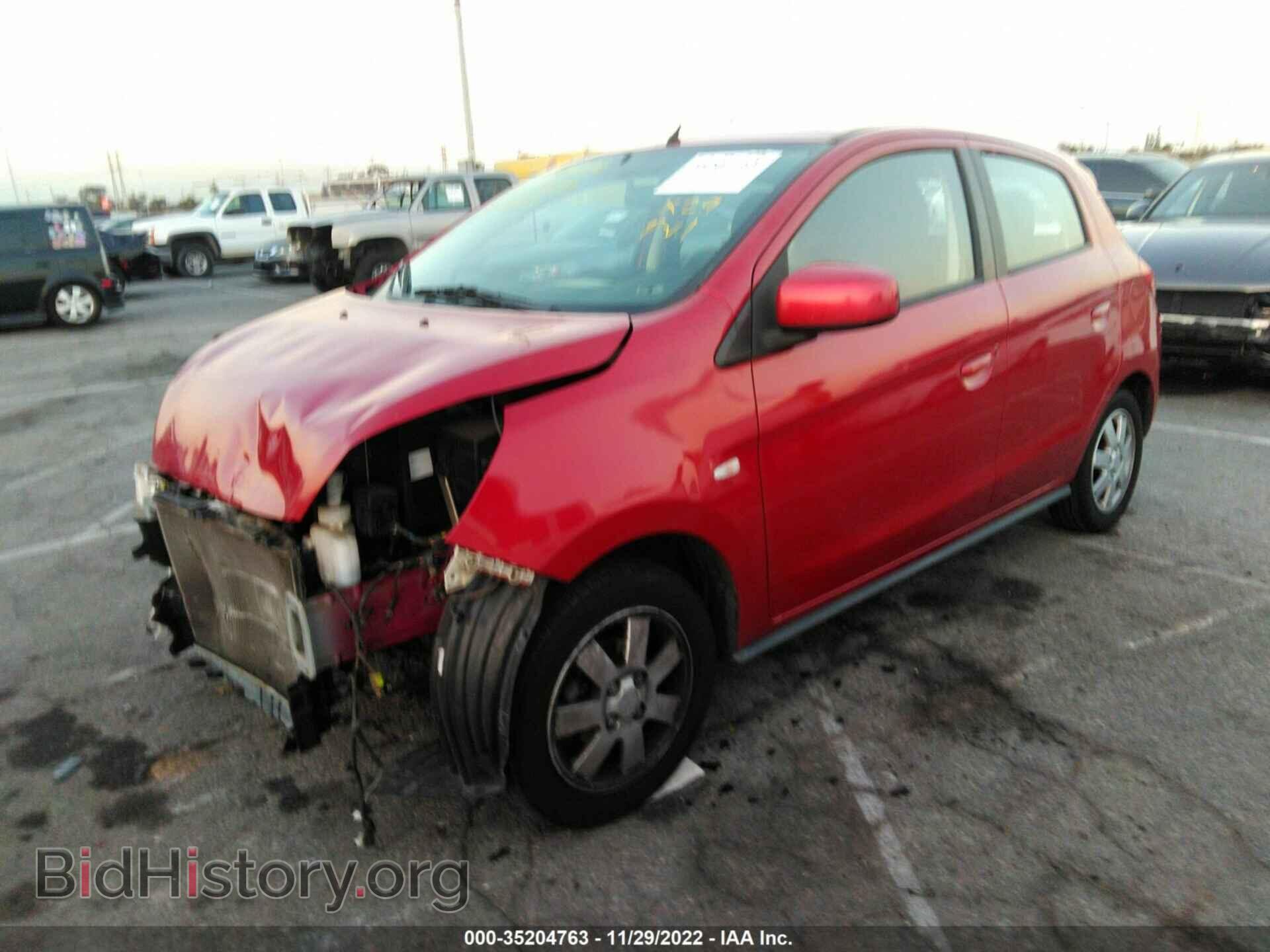 2014 MITSUBISHI MIRAGE - VIN: ML32A4HJ8EH014508 - Фото 2