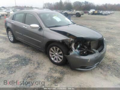 2013 Chrysler 200 Limited, gray — VIN 1C3CCBCG4DN607637, IAAI