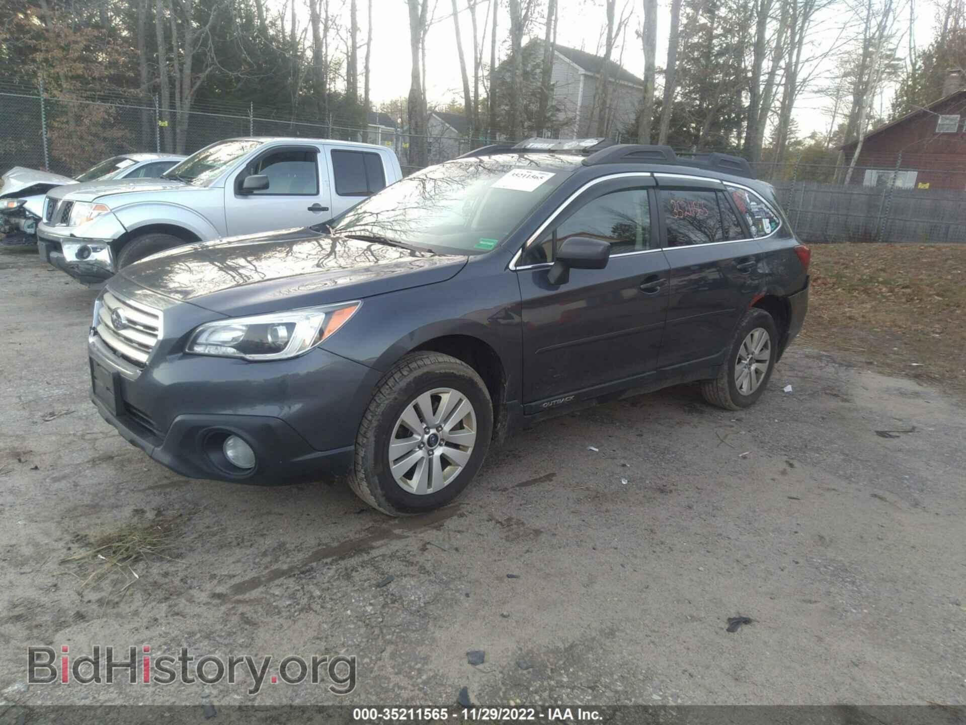 2015 SUBARU OUTBACK - VIN: 4S4BSACC1F3204663 - Фото 2