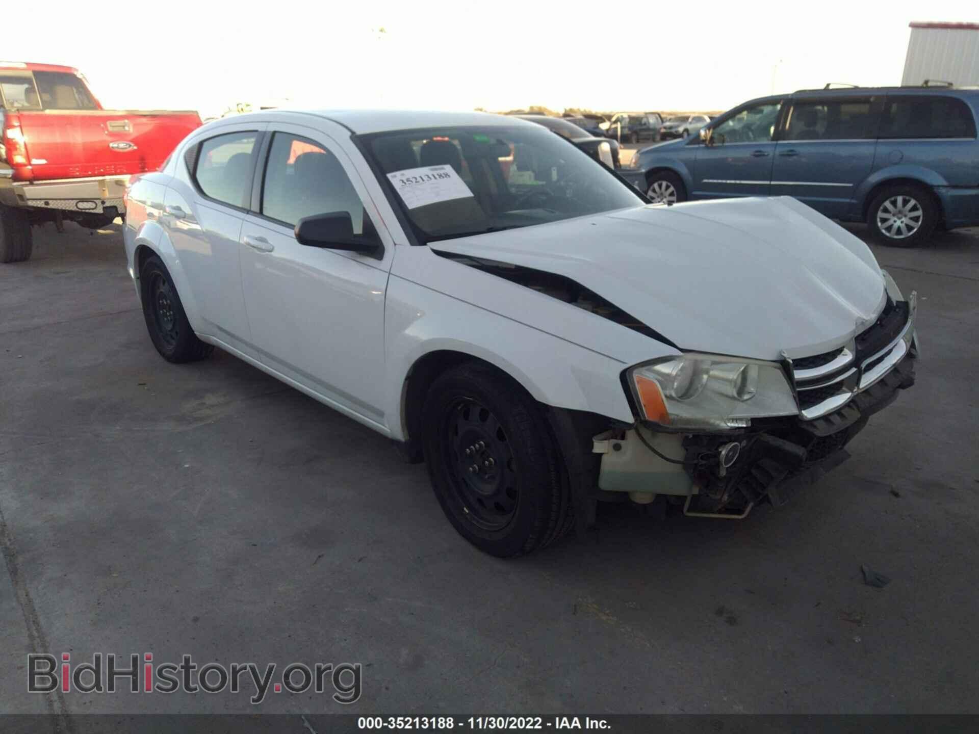 Фотография 1C3CDZAB2DN575803 - DODGE AVENGER 2013