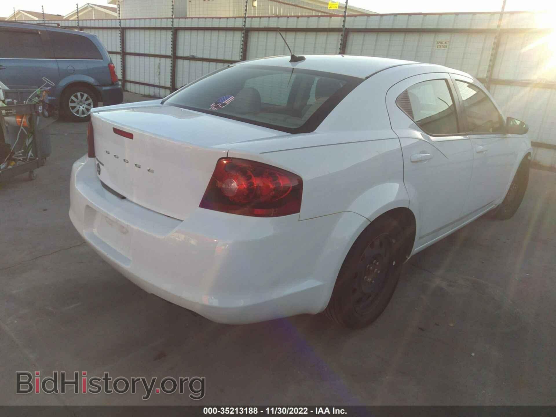 2013 DODGE AVENGER - VIN: 1C3CDZAB2DN575803 - Фото 4