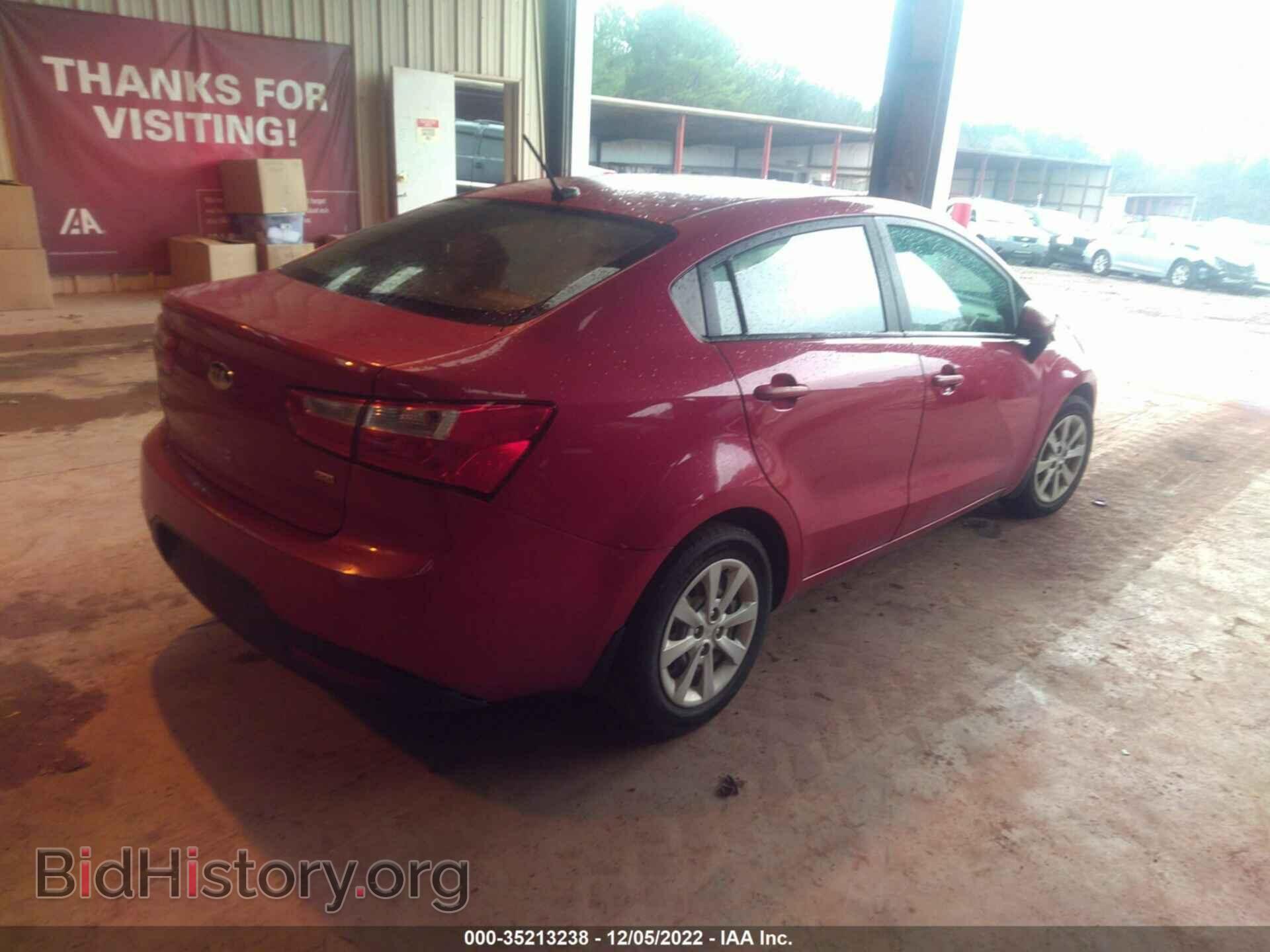 2013 KIA RIO - VIN: KNADM4A36D6272543 - Фото 4
