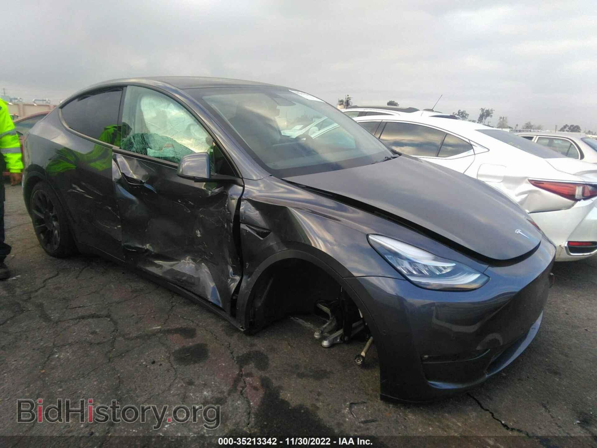 Photo 7SAYGDEE4NF353492 - TESLA MODEL Y 2022