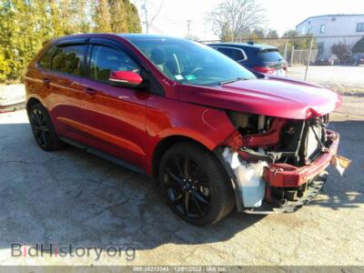 2016 Ford EDGE Sport, красный — VIN 2FMPK4AP1GBC48578, IAAI