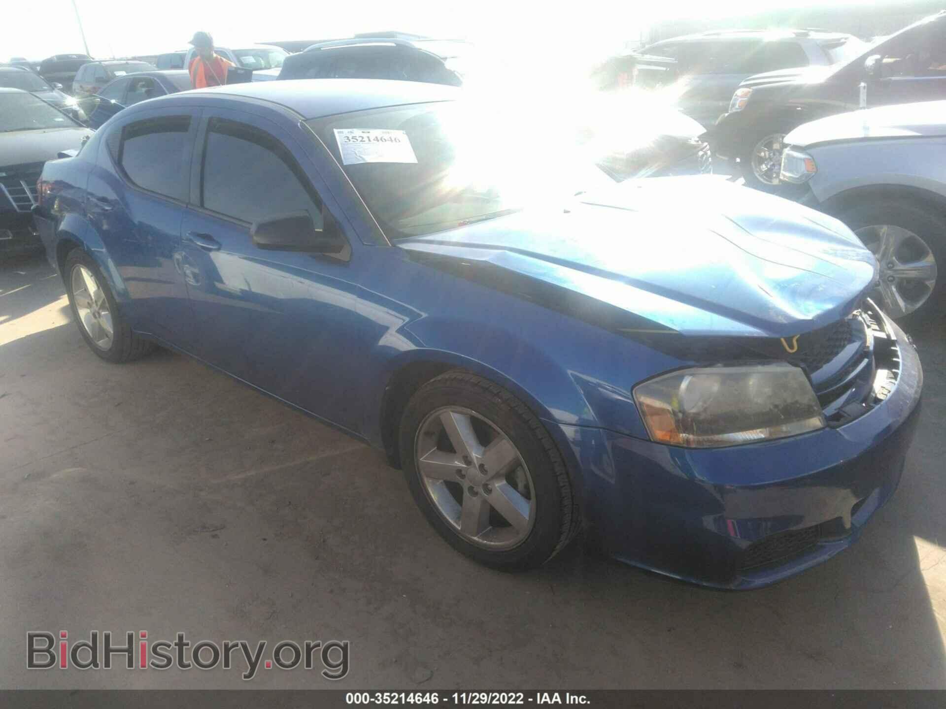 Photo 1C3CDZAG1DN771789 - DODGE AVENGER 2013