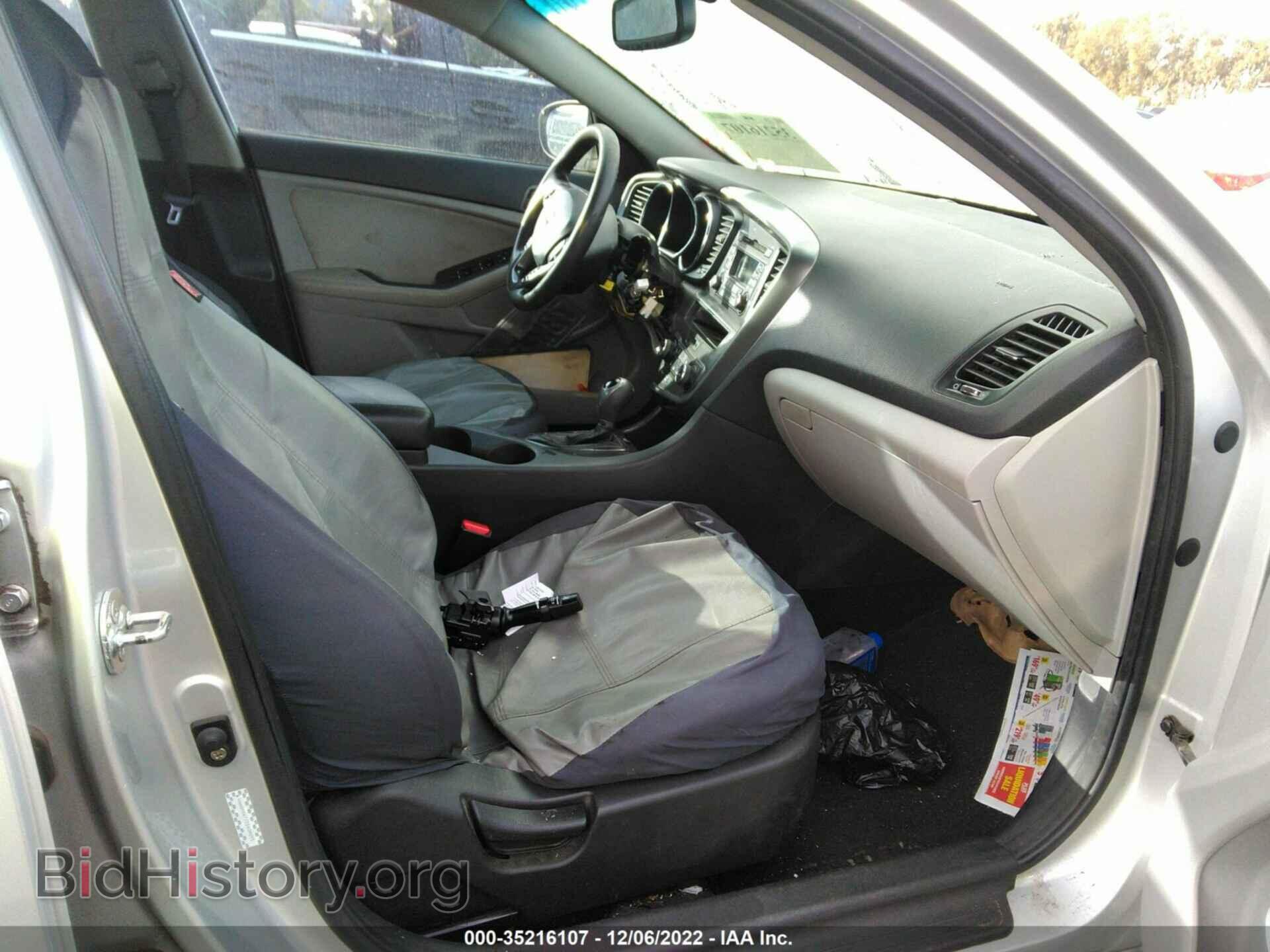 2013 KIA OPTIMA - VIN: KNAGM4A77D5434895 - Фото 5