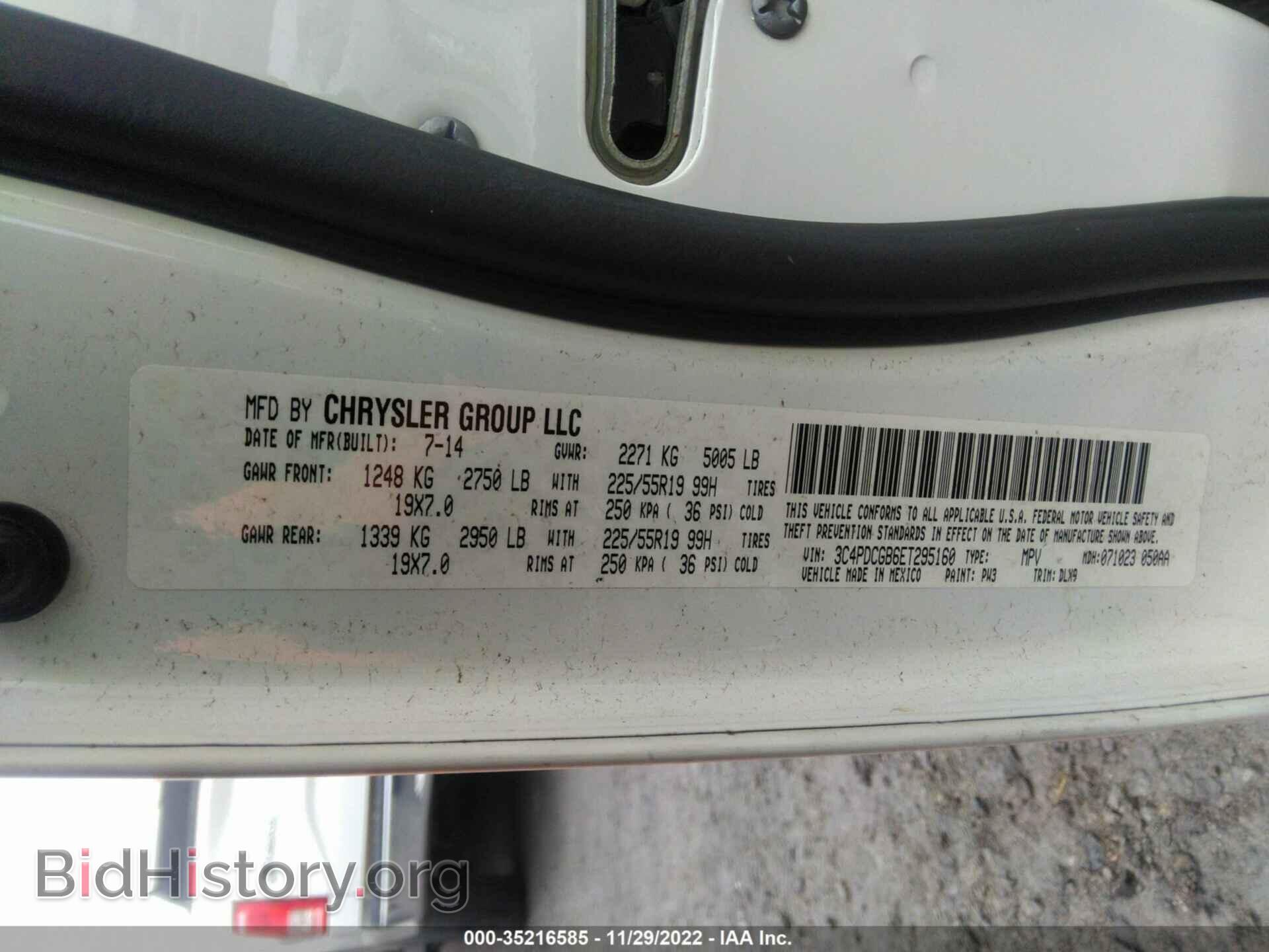 2014 DODGE JOURNEY - VIN: 3C4PDCGB6ET295160 - Photo 9