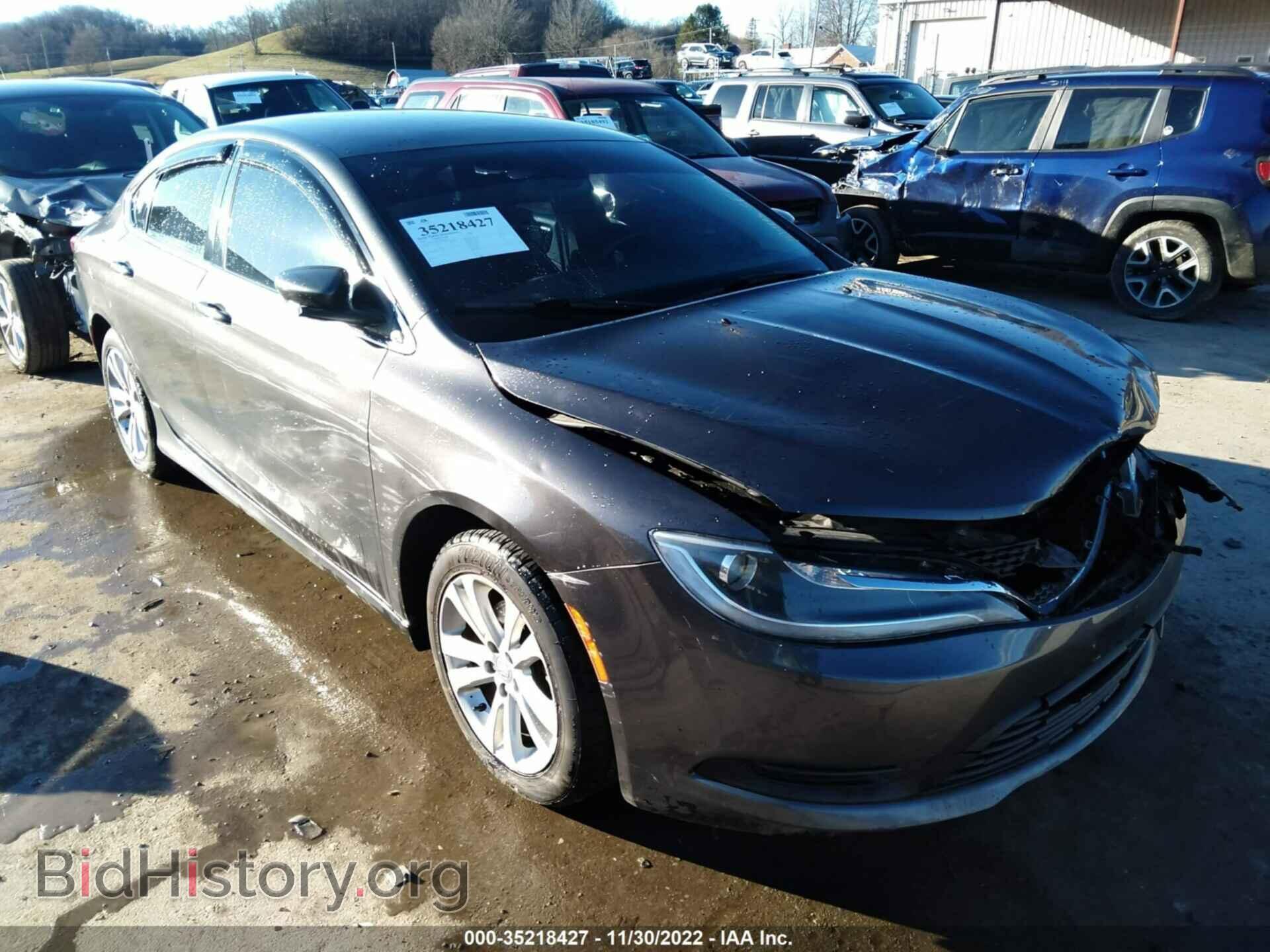 Фотография 1C3CCCFB1GN195820 - CHRYSLER 200 2016